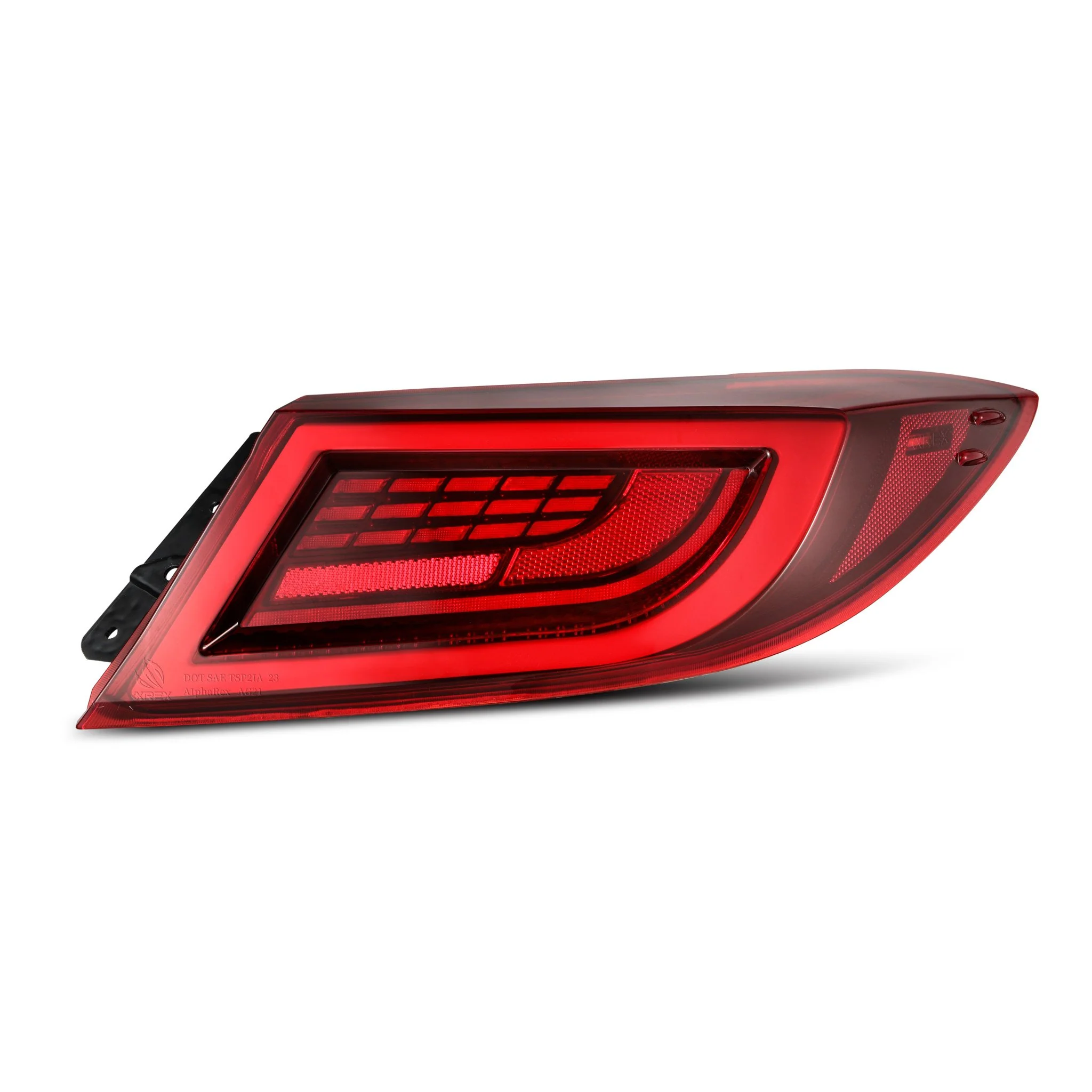 AlphaRex LUXX-Series LED Tail Lights Vivid Red - 2022+ Toyota GR86 / Subaru BRZ - Image 2