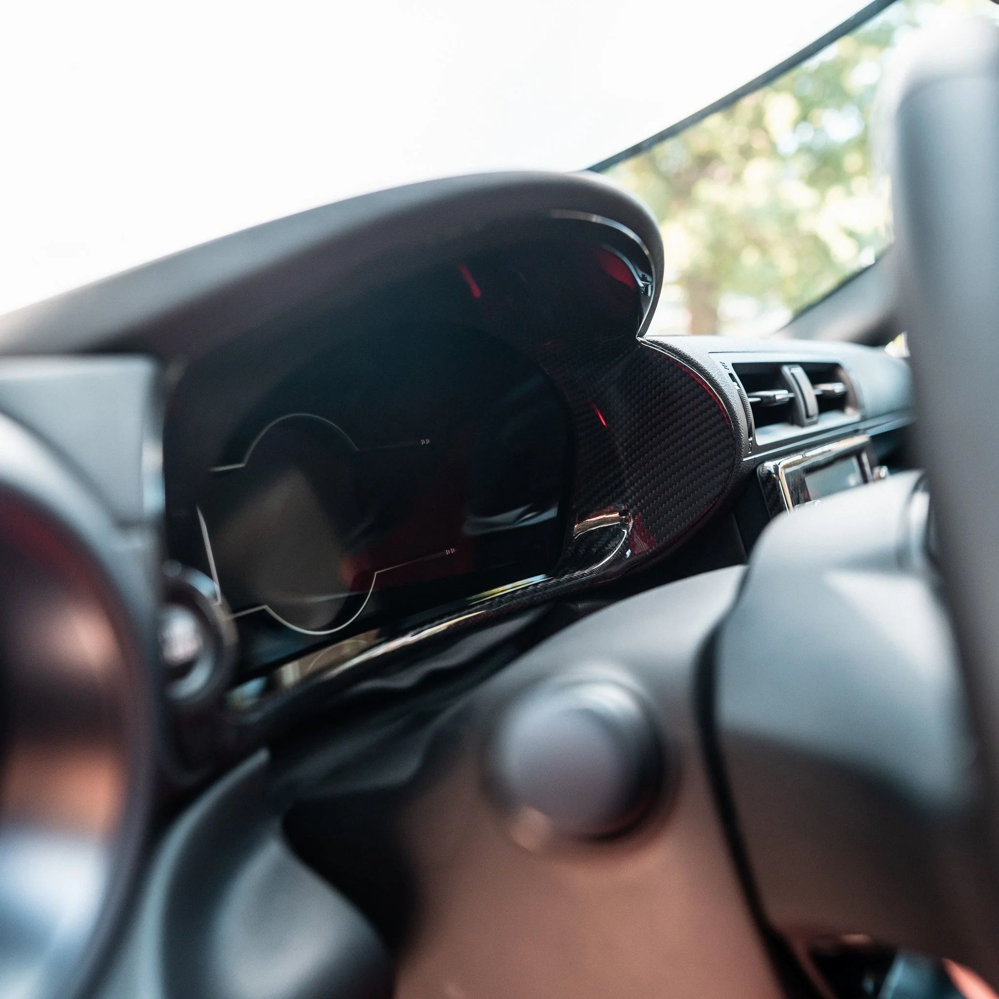 Driven.Media Carbon Fiber Gauge Cluster Surround - 2022+ Toyota GR86 / Subaru BRZ - Image 3