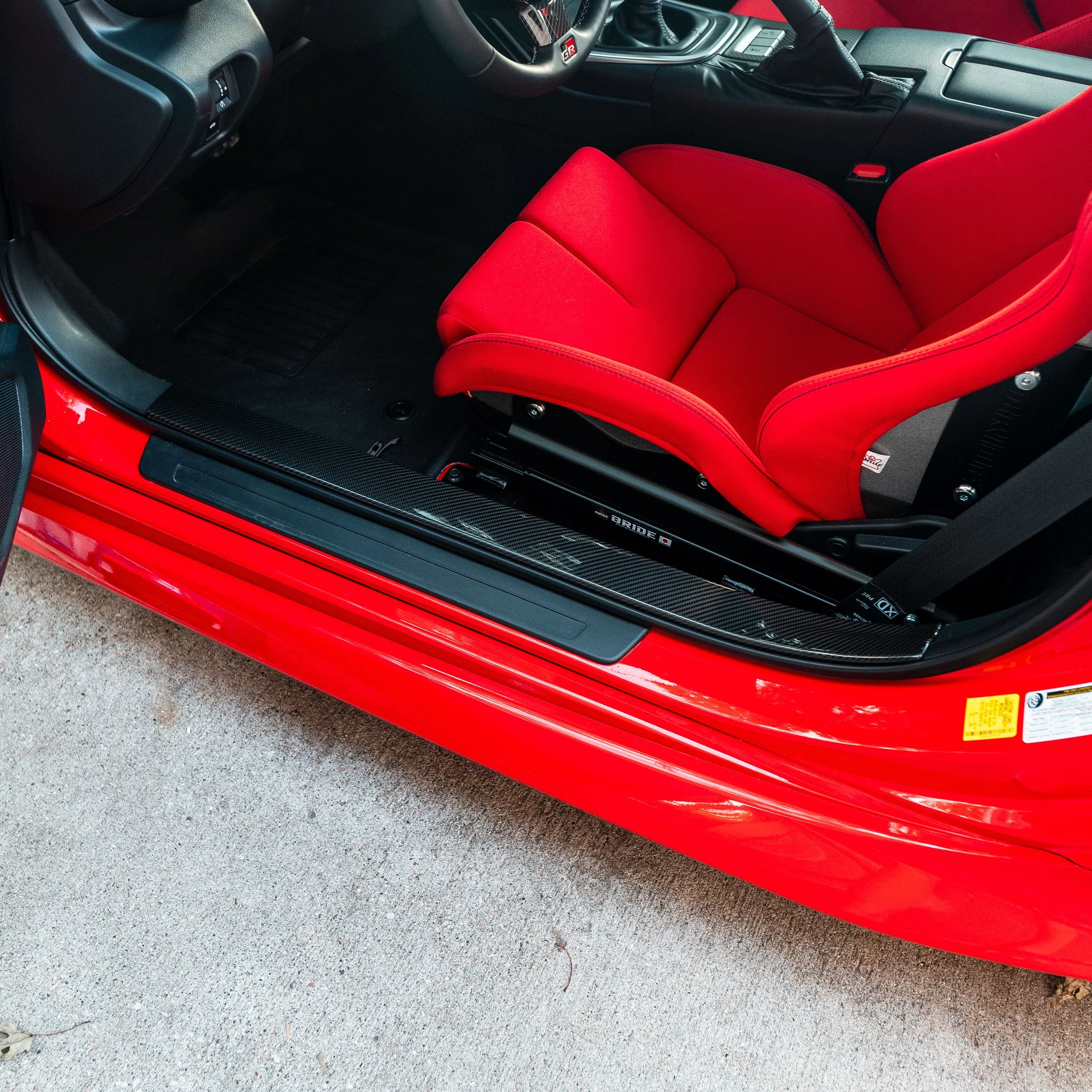 Driven.Media Carbon Fiber Inner Door Sill Cover - 2022+ Toyota GR86 / Subaru BRZ - Image 3