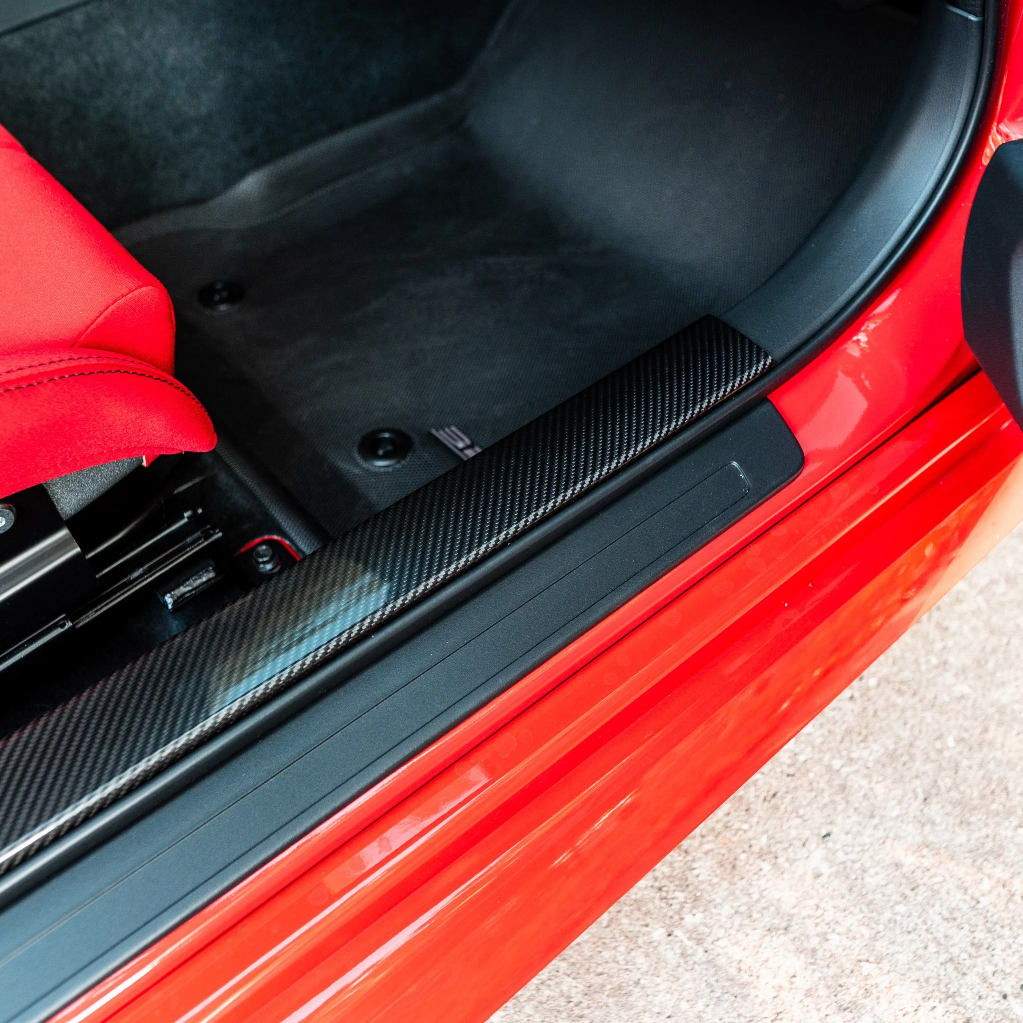 Driven.Media Carbon Fiber Inner Door Sill Cover - 2022+ Toyota GR86 / Subaru BRZ - Image 5