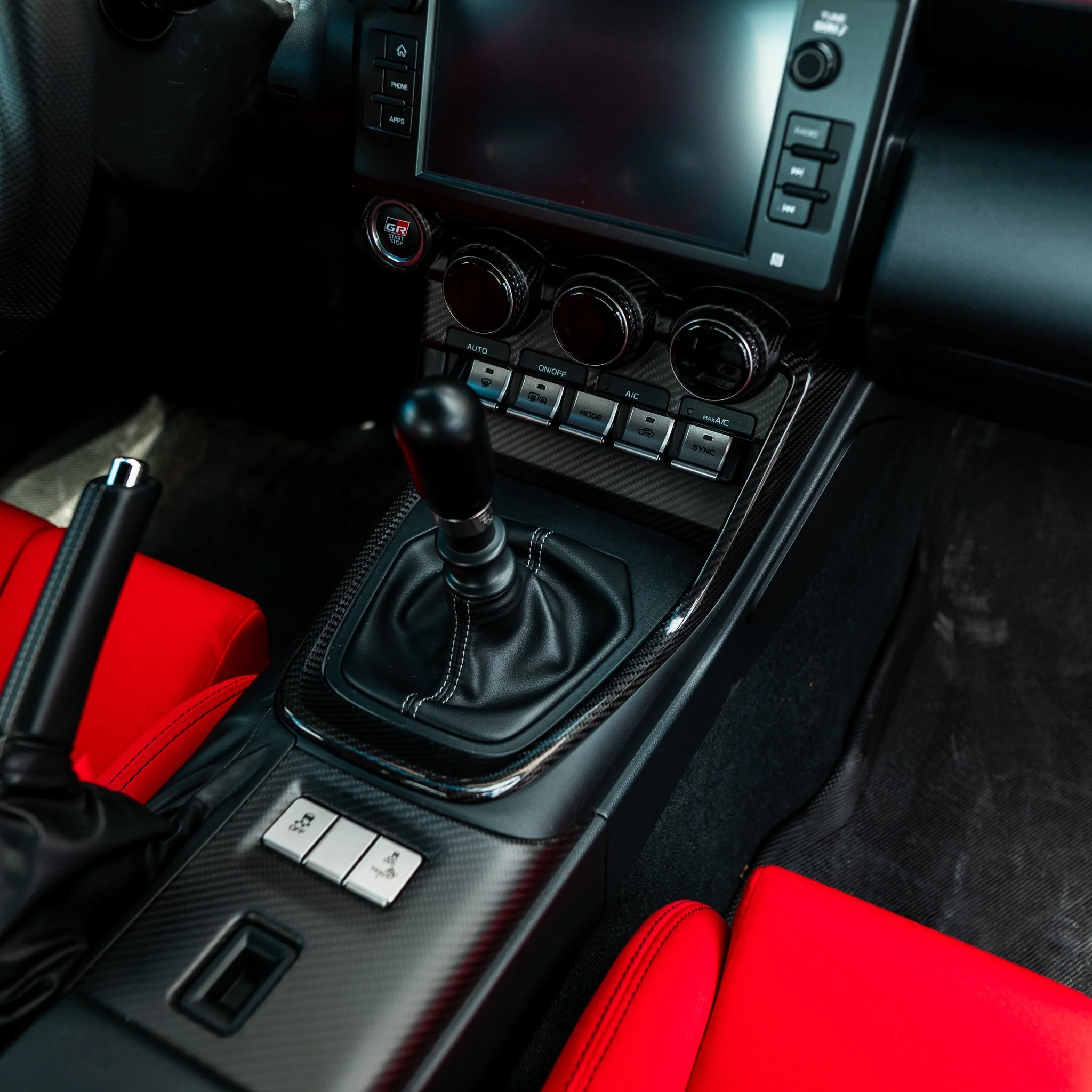 Driven.Media Carbon Fiber Outer Shifter Trim - 2022+ Toyota GR86 / Subaru BRZ - Image 3