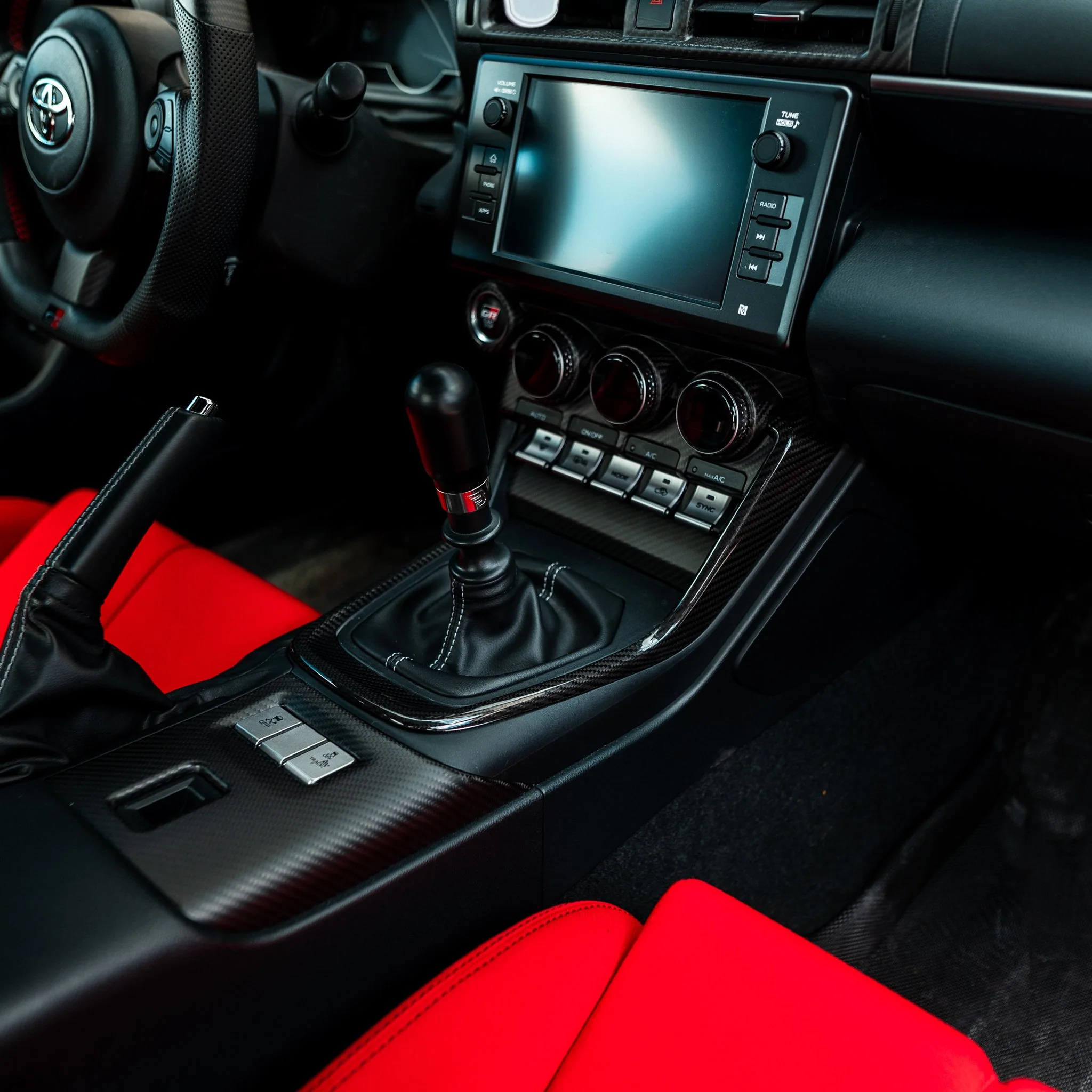 Driven.Media Carbon Fiber Outer Shifter Trim - 2022+ Toyota GR86 / Subaru BRZ - Image 6