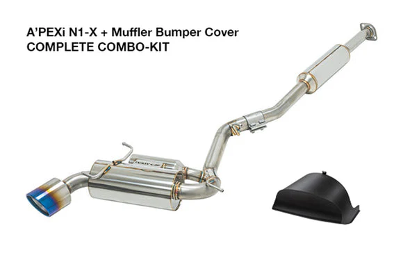 APEXi N1 Evolution-X Single Exit Catback Exhaust System - 2013-2022+ Subaru BRZ / Toyota 86 & GR86 / Scion FR-S - Image 2