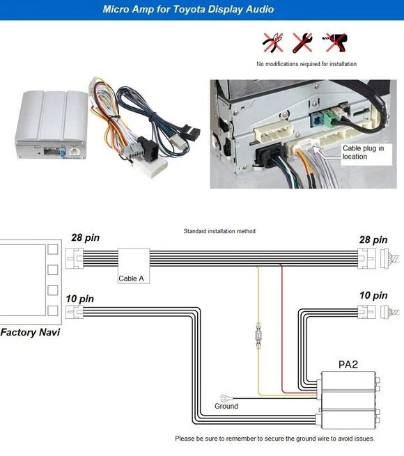 Beat-Sonic ENA-2T3 Plug and Play Encore Alpha Power Amplifier Kit - 2023+ Toyota GR Corolla - Image 4