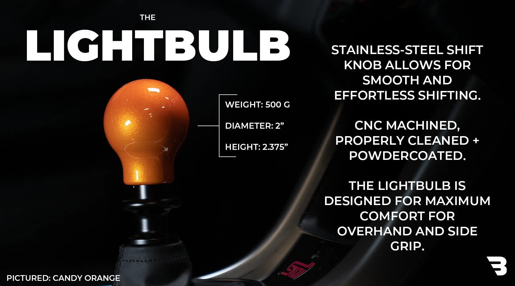 Billetworkz 6 Speed GR Japanese Weighted Shift Knob - 2022+ Toyota GR86 / Subaru BRZ - Image 5