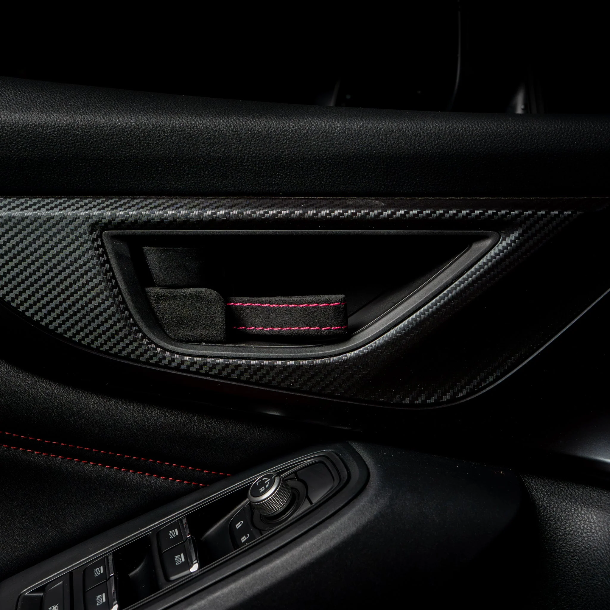 Billetworkz Alcantara Door Pull Strap Kit - 2022+ Subaru WRX / BRZ / Toyota GR86 - Image 11