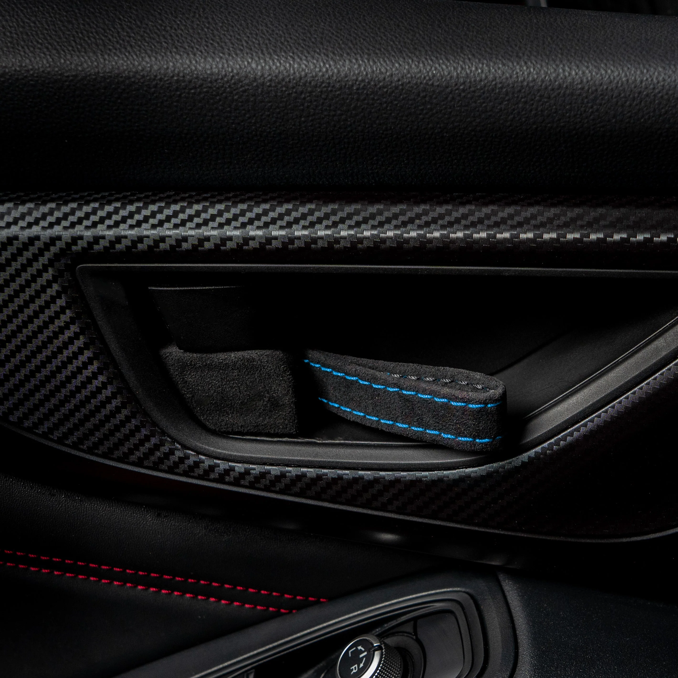 Billetworkz Alcantara Door Pull Strap Kit - 2022+ Subaru WRX / BRZ / Toyota GR86 - Image 16