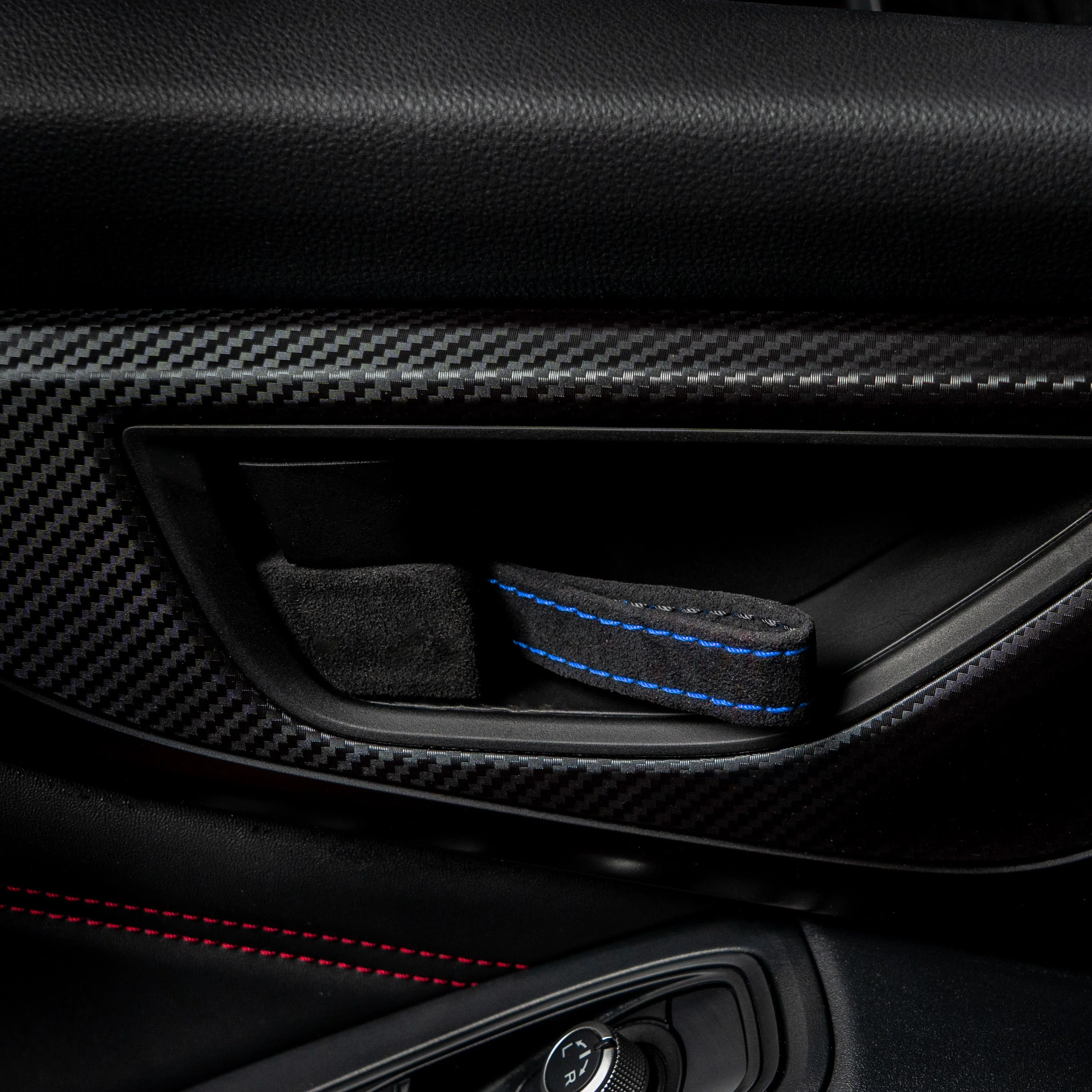 Billetworkz Alcantara Door Pull Strap Kit - 2022+ Subaru WRX / BRZ / Toyota GR86 - Image 20