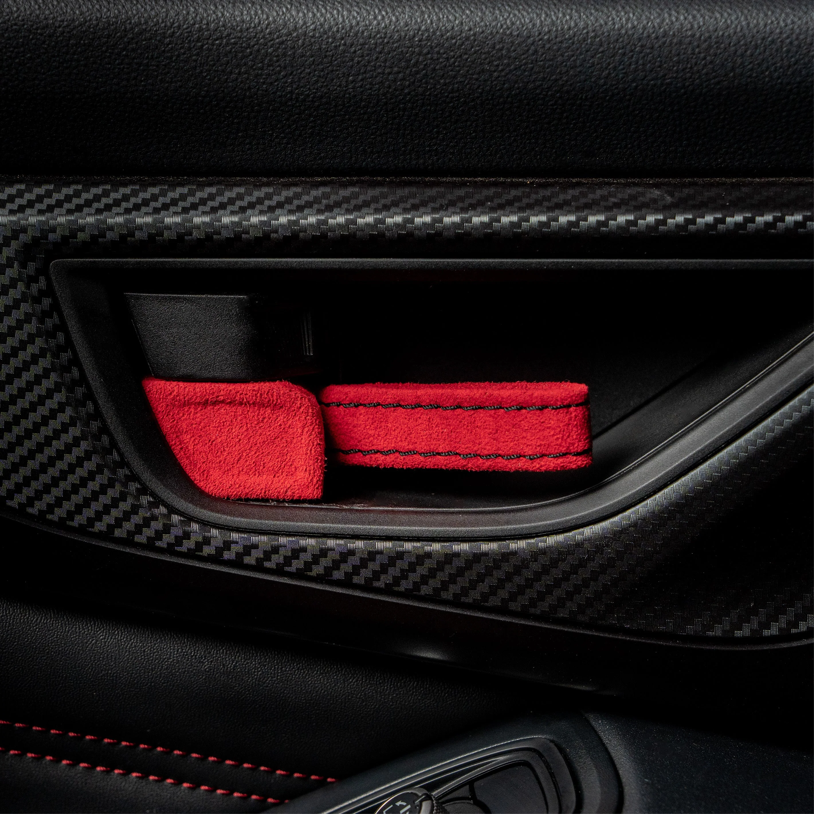 Billetworkz Alcantara Door Pull Strap Kit - 2022+ Subaru WRX / BRZ / Toyota GR86 - Image 22