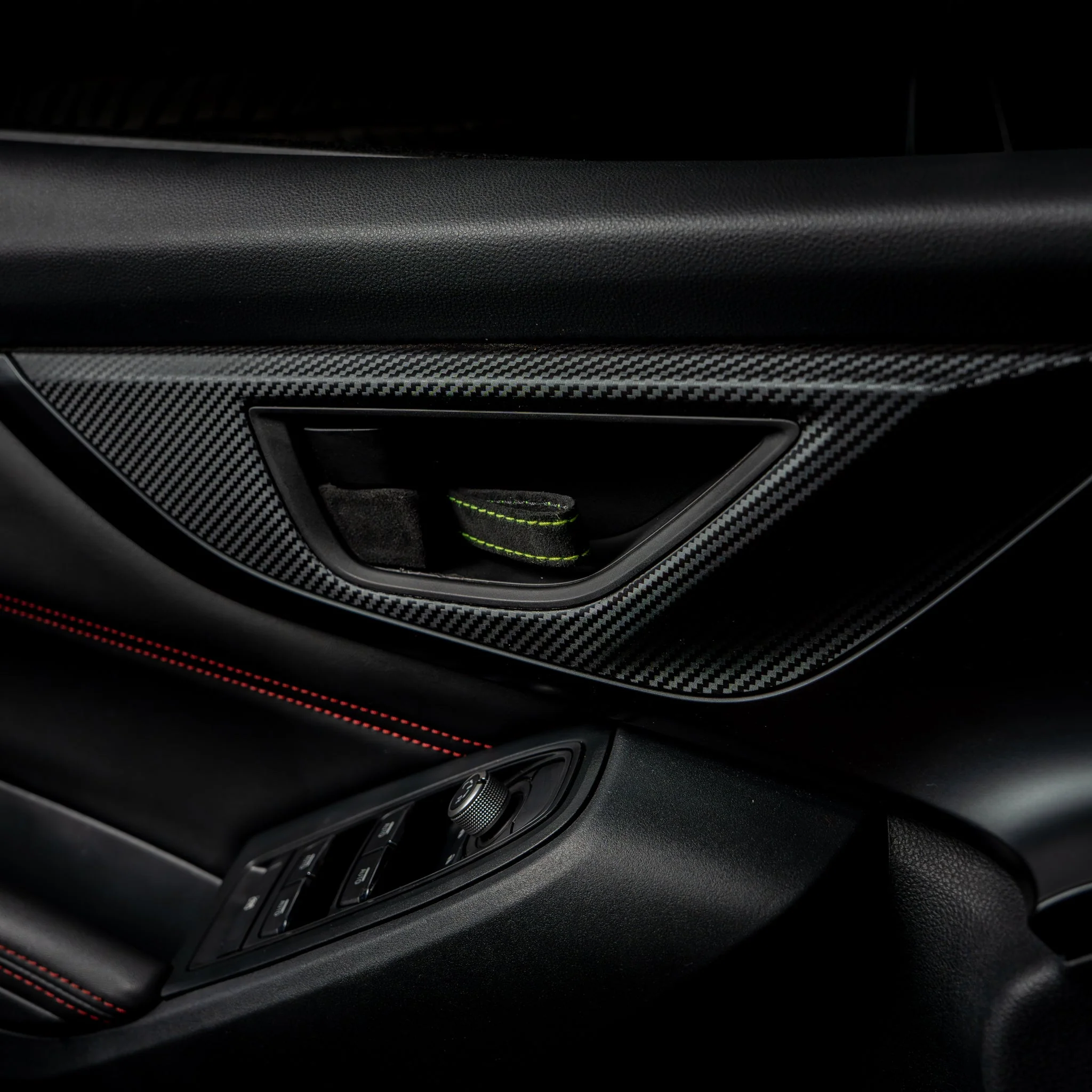 Billetworkz Alcantara Door Pull Strap Kit - 2022+ Subaru WRX / BRZ / Toyota GR86 - Image 7