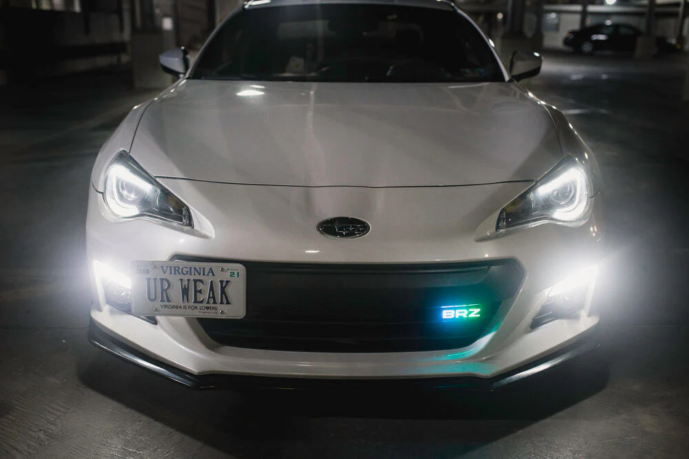 Lit Logos RGB Subaru BRZ Grill Badge - 2013-2022+ Subaru BRZ - Image 3