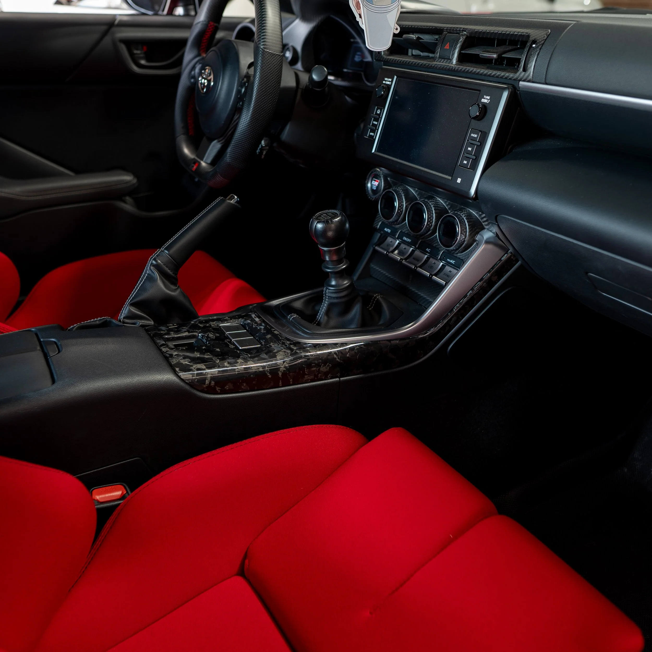 Driven.Media Carbon Fiber Extended Center Console - 2022+ Toyota GR86 / Subaru BRZ - Image 12