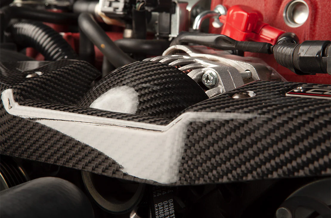 COBB Redline Carbon Fiber Alternator Cover - 2015-2021 Subaru STI - Image 8
