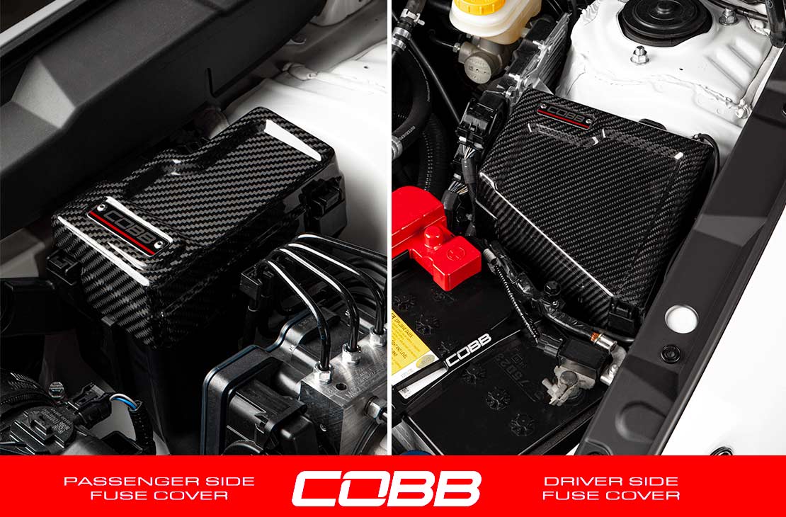 Cobb Redline Carbon Fiber Fuse Cover Kit - 2022+ Subaru WRX - Image 3