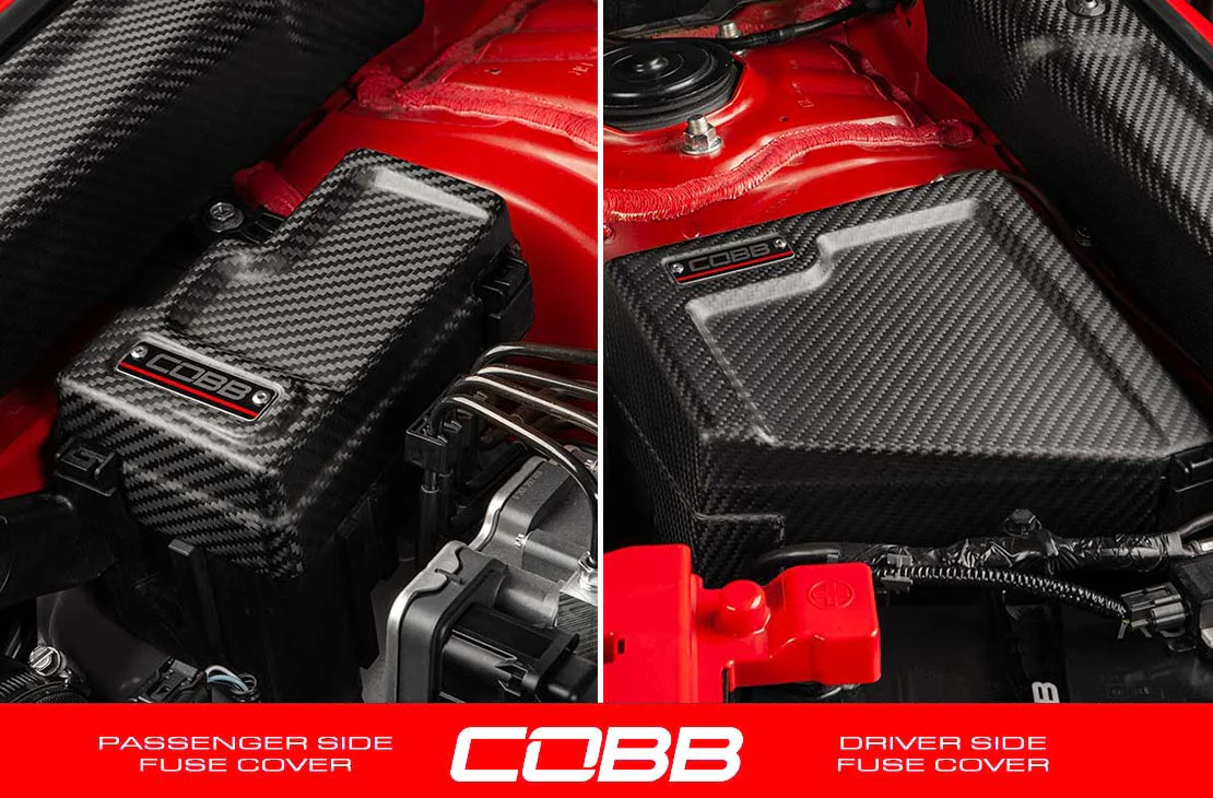 Cobb Redline Carbon Fiber Fuse Cover Kit - 2022+ Subaru WRX - Image 4