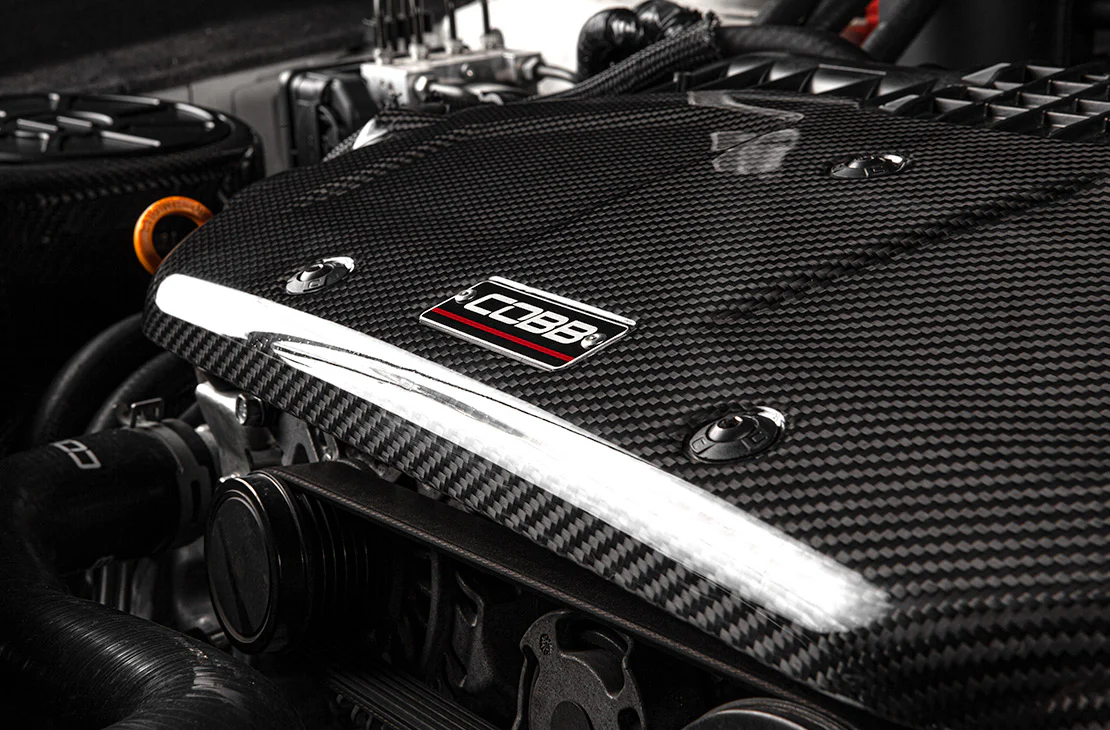 COBB Subaru Redline Carbon Fiber Engine Cover - 2015-2021 Subaru WRX - Image 10