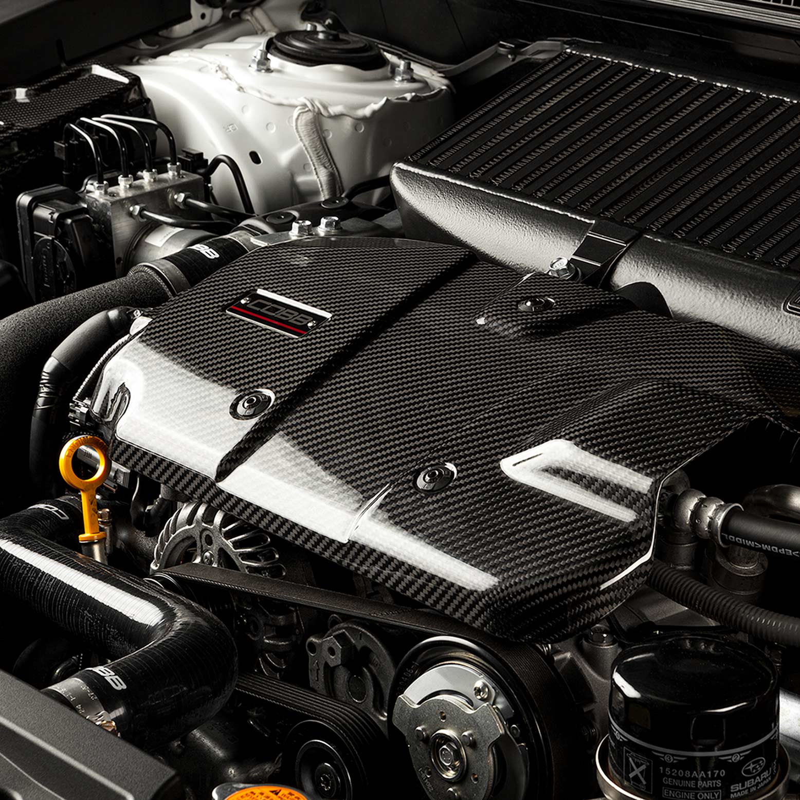COBB Tuning Redline Carbon Fiber Engine Cover - 2022+ Subaru WRX - Image 10