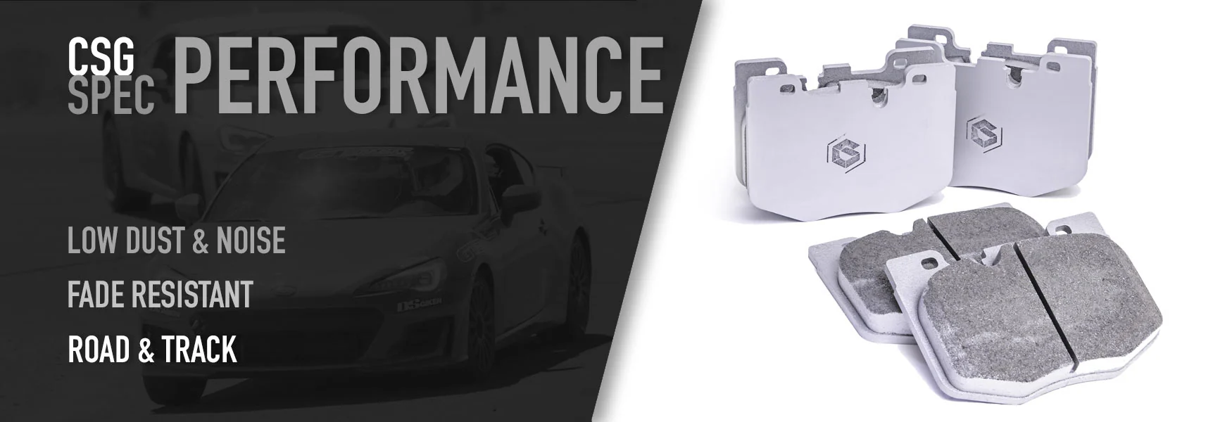CSG Brake Pad Kit - 2013-2022+ FR-S / BRZ / GR86 (OEM Stock Calipers) - Image 4