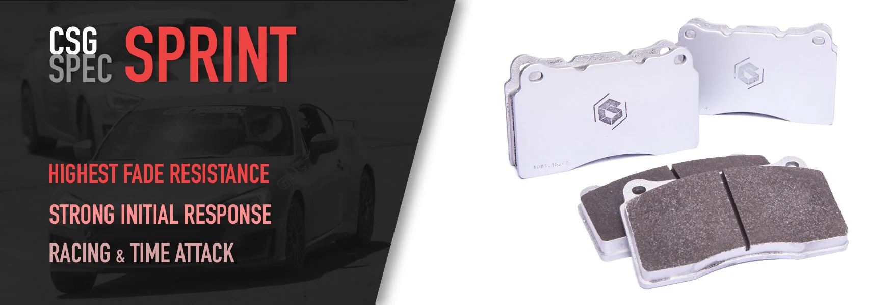 CSG Brake Pad Kit - 2013-2022+ FR-S / BRZ / GR86 (OEM Stock Calipers) - Image 5