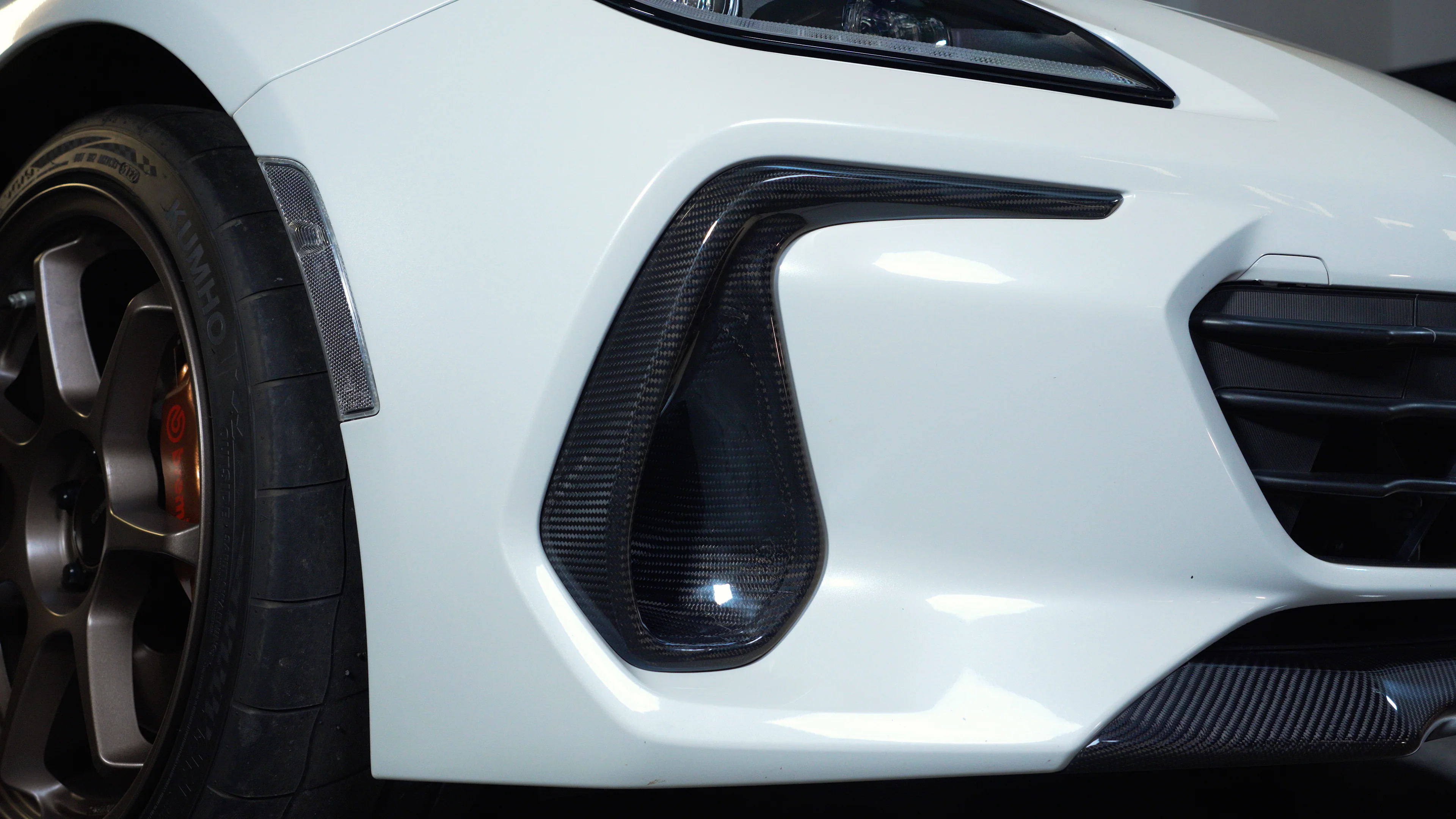 Driven Media Carbon Fiber Front Bumper Bezel Covers - 2022+ Subaru BRZ - Image 2