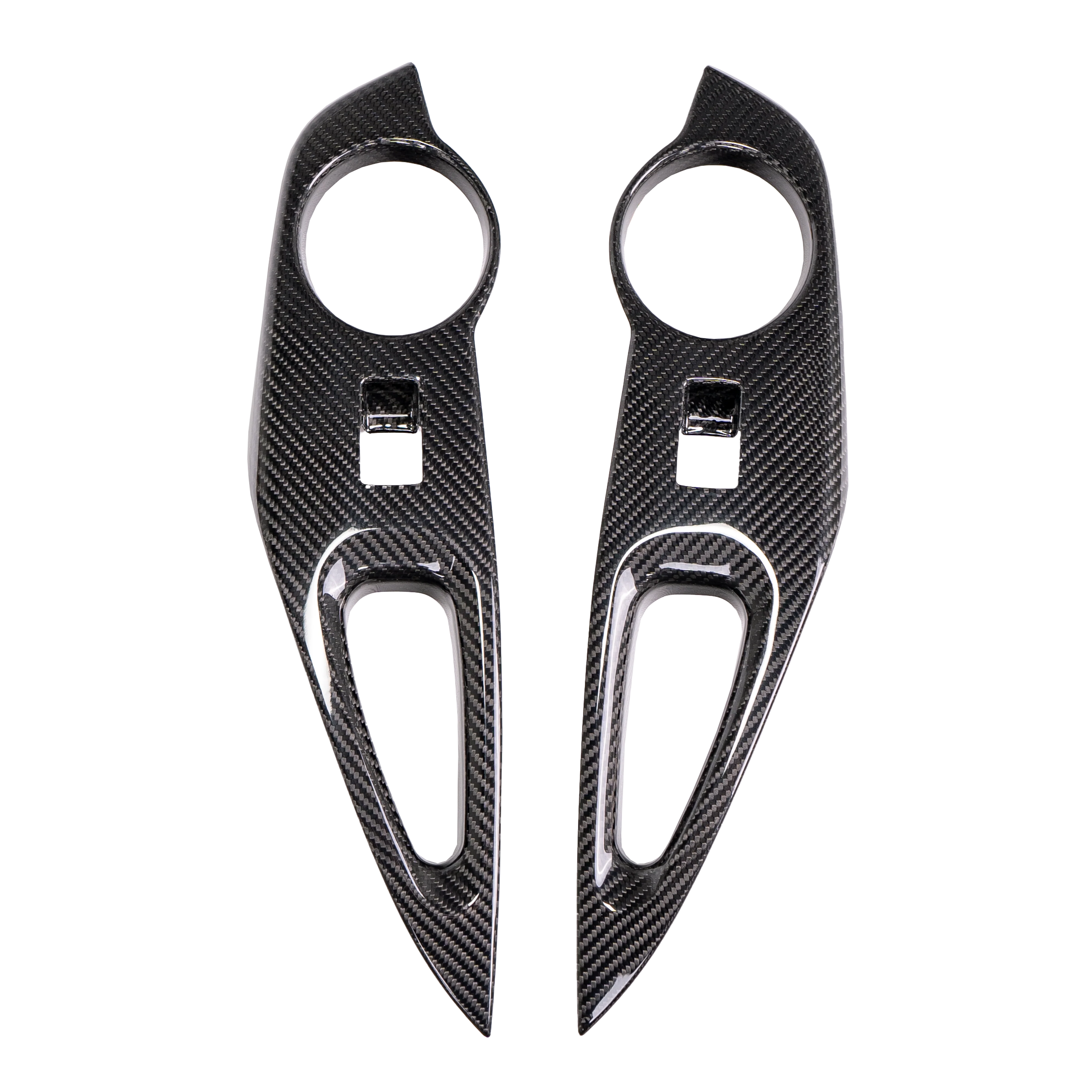 Driven.Media Carbon Fiber Rear Window Switch Panels -  2023+ Toyota GR Corolla - Image 5