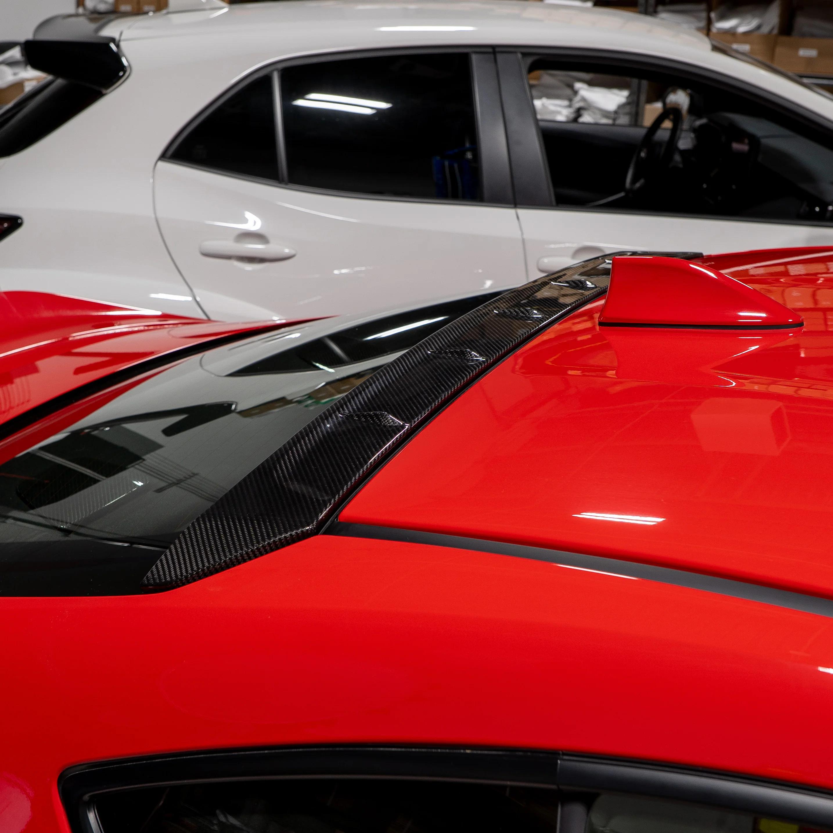 Driven.Media Carbon Fiber V-Spec Roof Spoiler - 2022+ Toyota GR86 / Subaru BRZ - Image 4