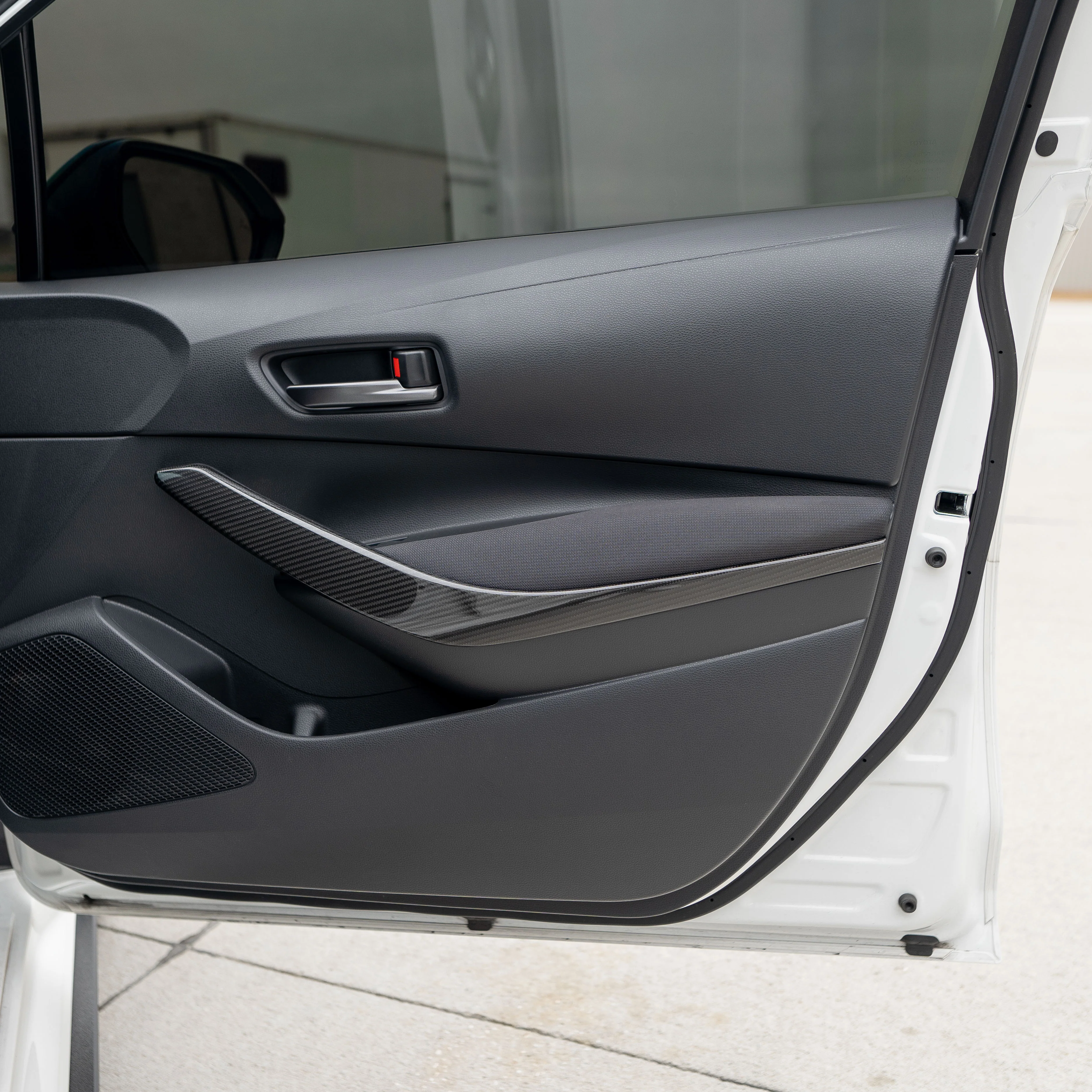Driven.Media Carbon Fiber Front Inner Door Handle Covers - 2023+ Toyota GR Corolla - Image 6