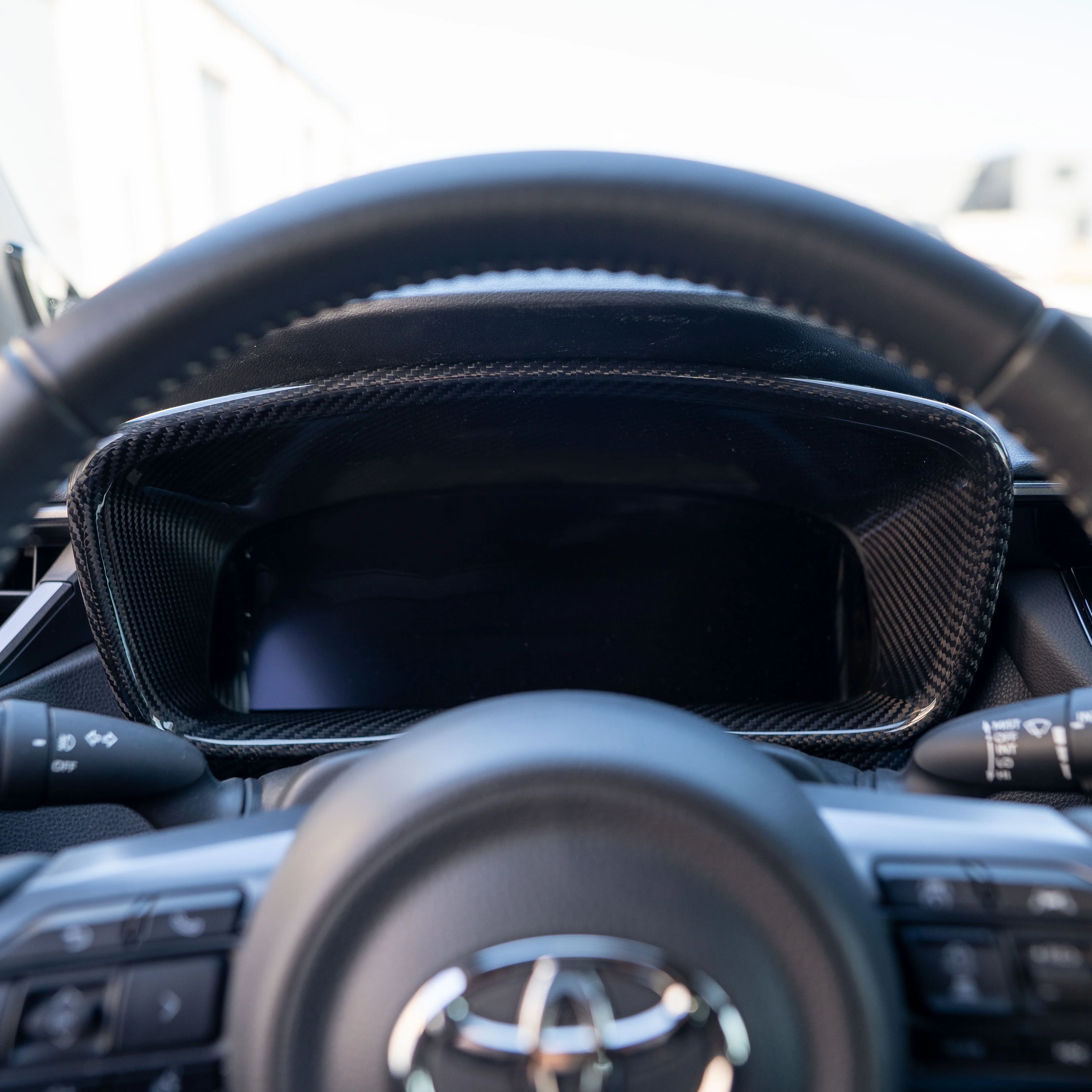 Driven.Media Carbon Fiber Gauge Cluster Surround - 2023+ Toyota GR Corolla - Image 3