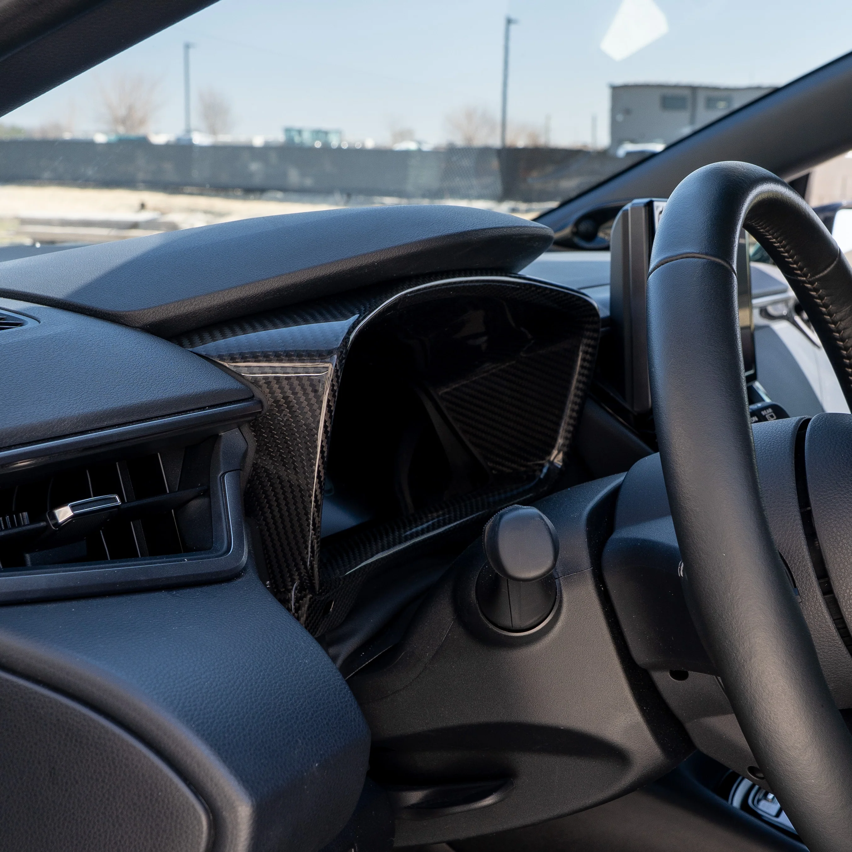 Driven.Media Carbon Fiber Gauge Cluster Surround - 2023+ Toyota GR Corolla - Image 4