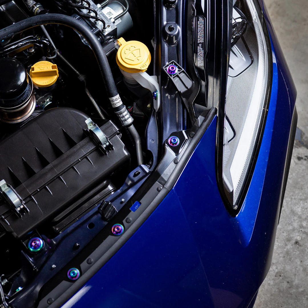 Fast Turn Fittings Stage 1 Titanium Hardware Engine Bay Kit - 2022+ Subaru BRZ / Toyota GR86 - Image 4
