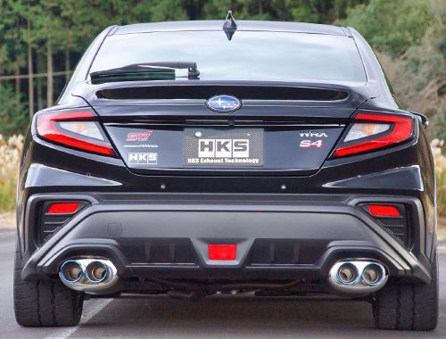 HKS LEGAMAX Premium VBH S4 Single Exit Axleback Exhaust System - 2022+ Subaru WRX - Image 2