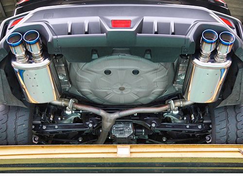 HKS LEGAMAX Premium VBH S4 Single Exit Axleback Exhaust System - 2022+ Subaru WRX - Image 3