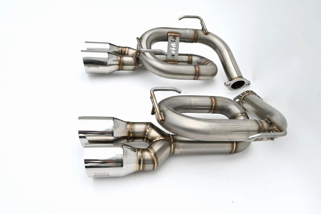 Invidia Twin Loop 3.5in Axle-Back Exhaust - 2022+ Subaru WRX - Image 2