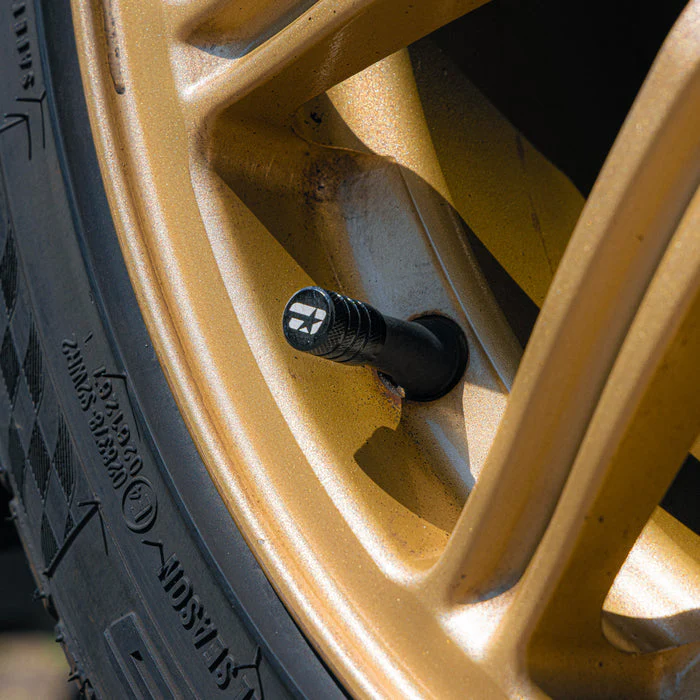 Overtake Aluminum Valve Black Stem Caps - Universal - Image 2