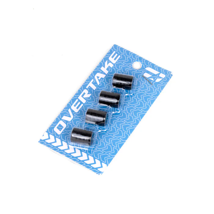 Overtake Aluminum Valve Black Stem Caps - Universal - Image 4