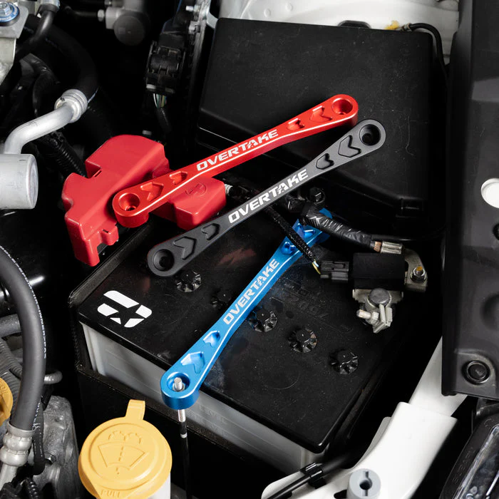 Overtake Billet Aluminum Battery Tie Down - Scion Fr-S / Toyota 86 / GR86 / Subaru BRZ / WRX / STI - Image 5
