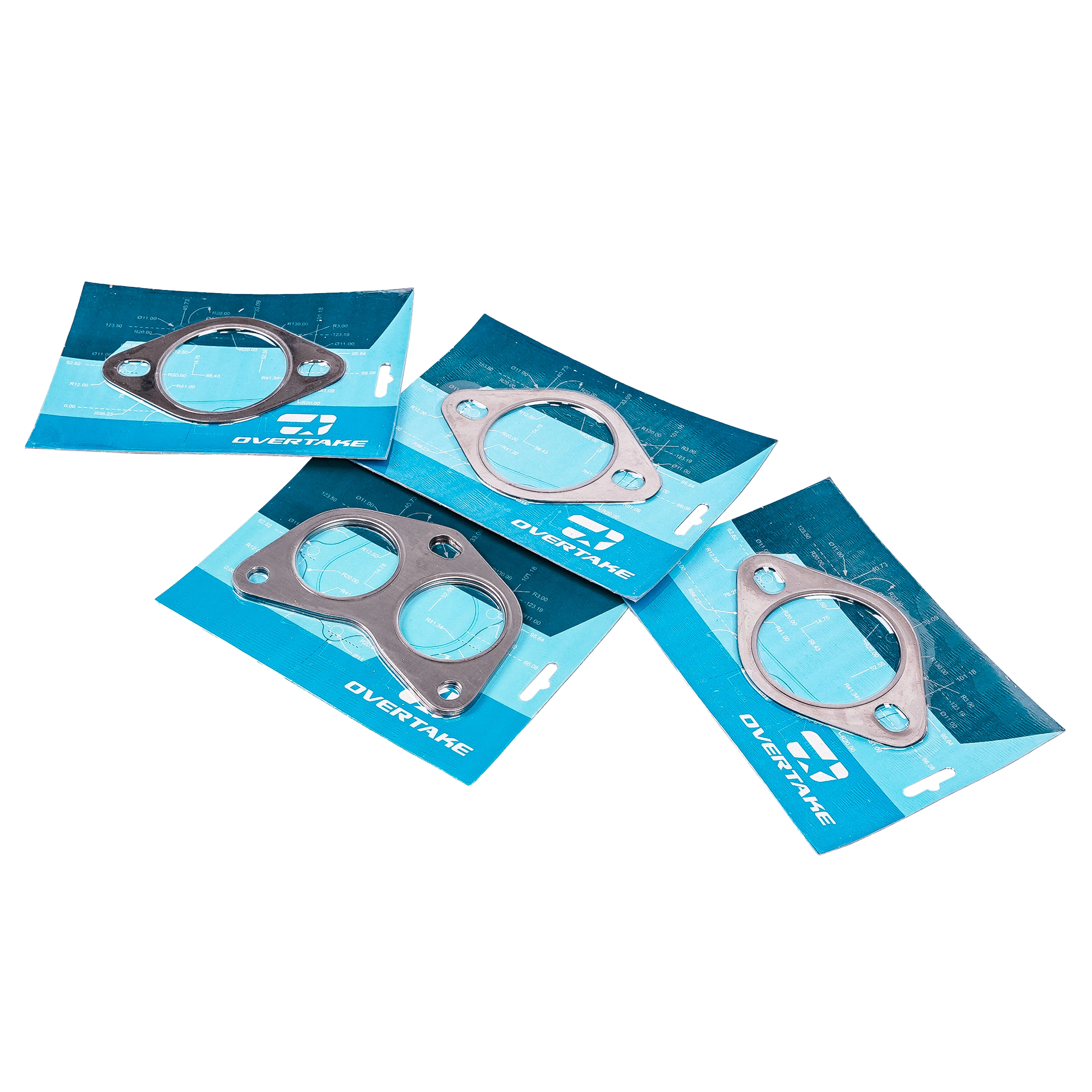 Overtake Exhaust Gasket Set - 2013-2016 Scion FR-S / 13-22+ Subaru BRZ / Toyota GT86 & GR86 - Image 2