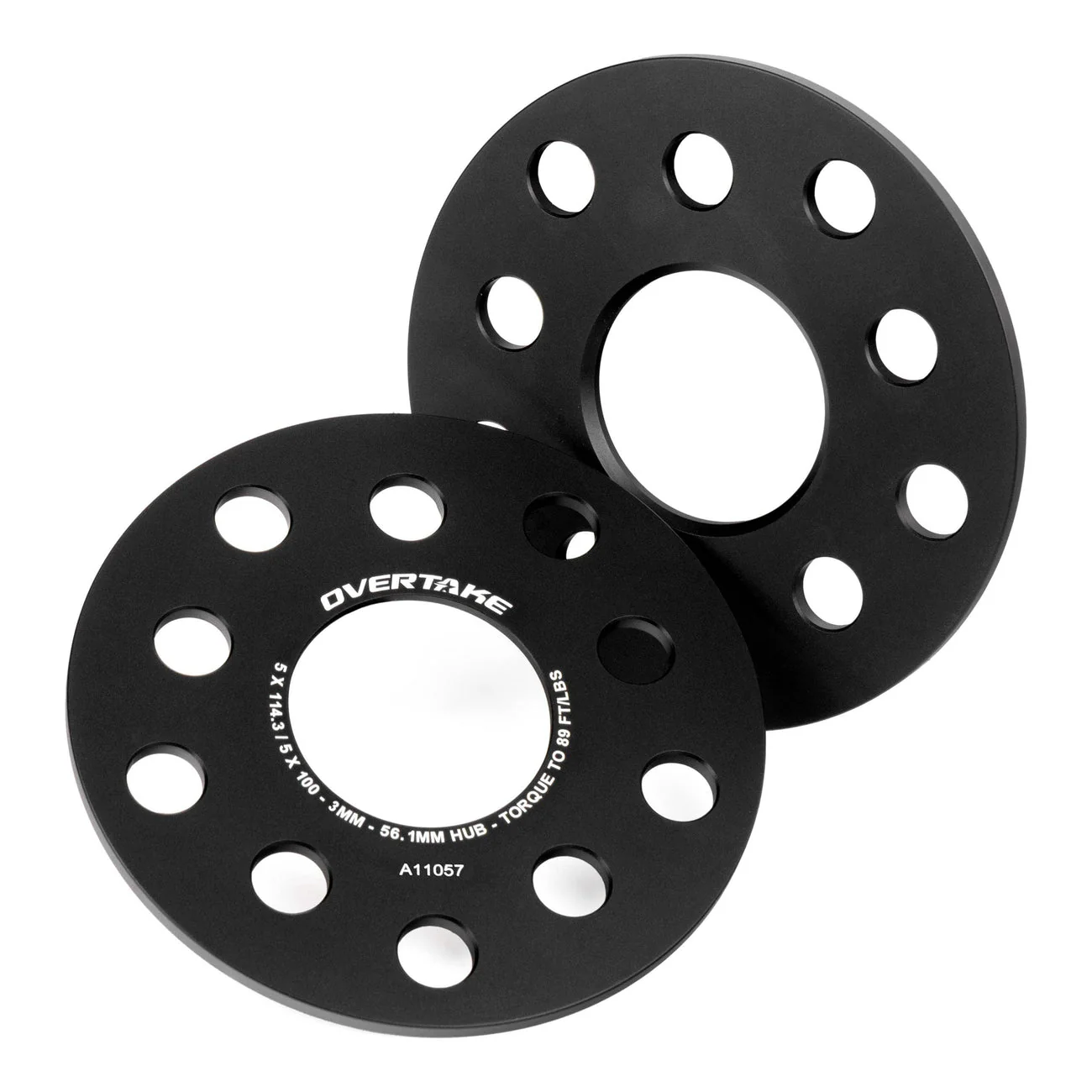 OVERTAKE Wheel Spacers 3mm & 5mm - Pair - 5x114.3 / 5x100 Subaru Fitment