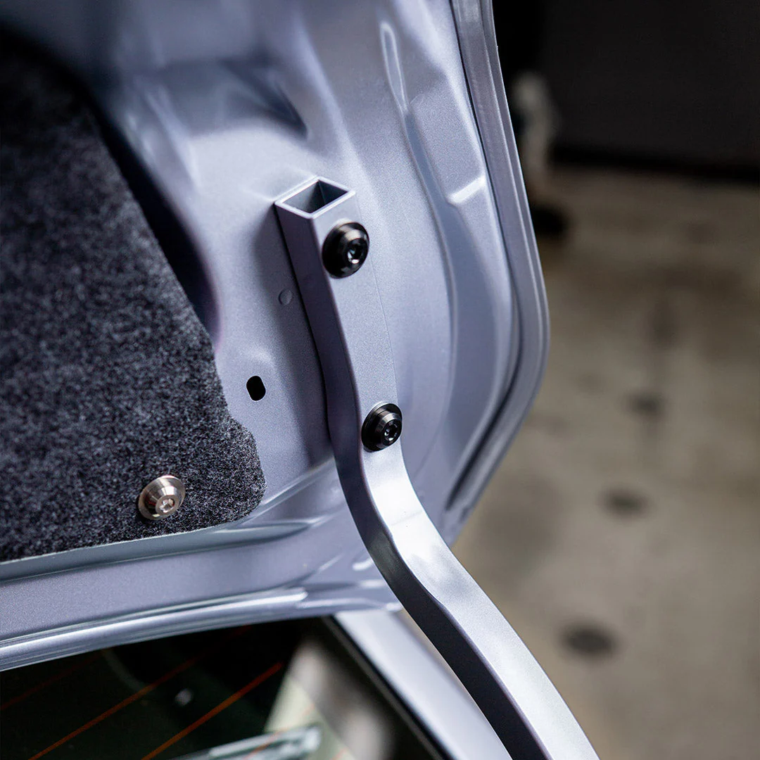Stage 1 Titanium Hardware Trunk Kit - Subaru WRX (2022+) - Image 3