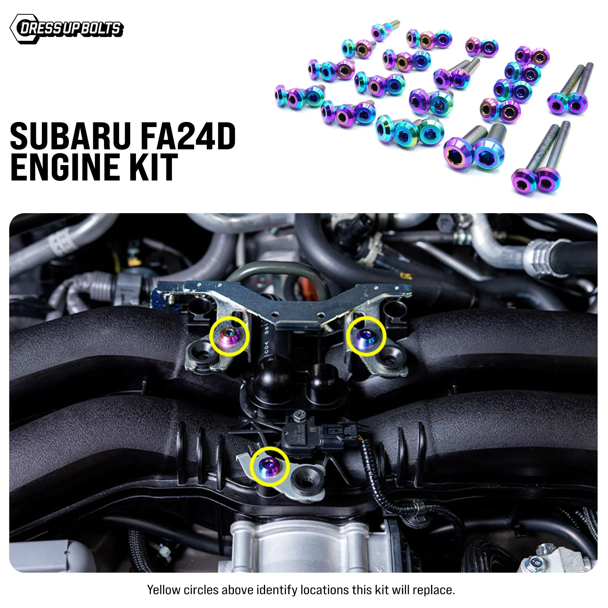 Titanium Hardware Engine Kit - Subaru FA24D Engine - Image 5
