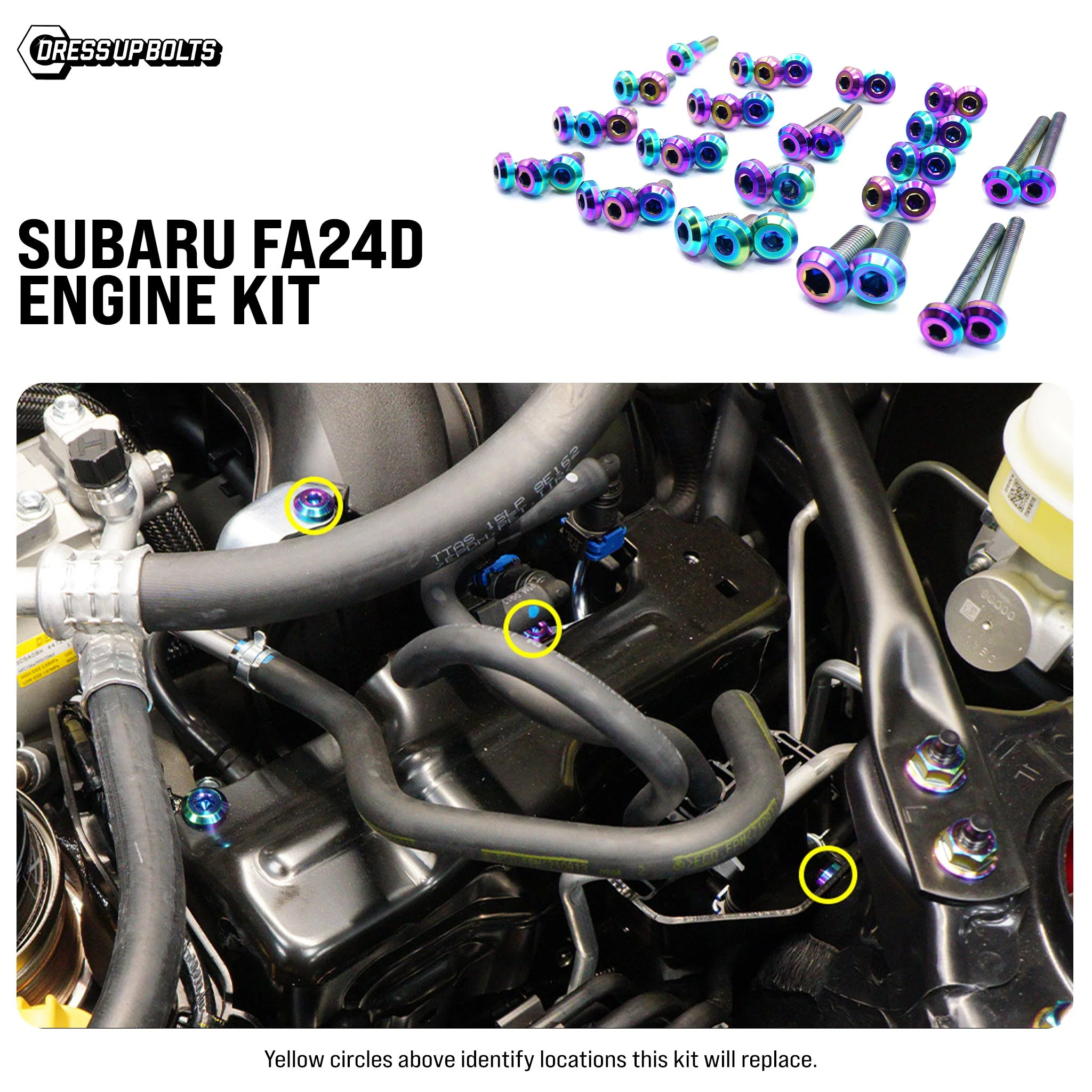 Titanium Hardware Engine Kit - Subaru FA24D Engine - Image 7
