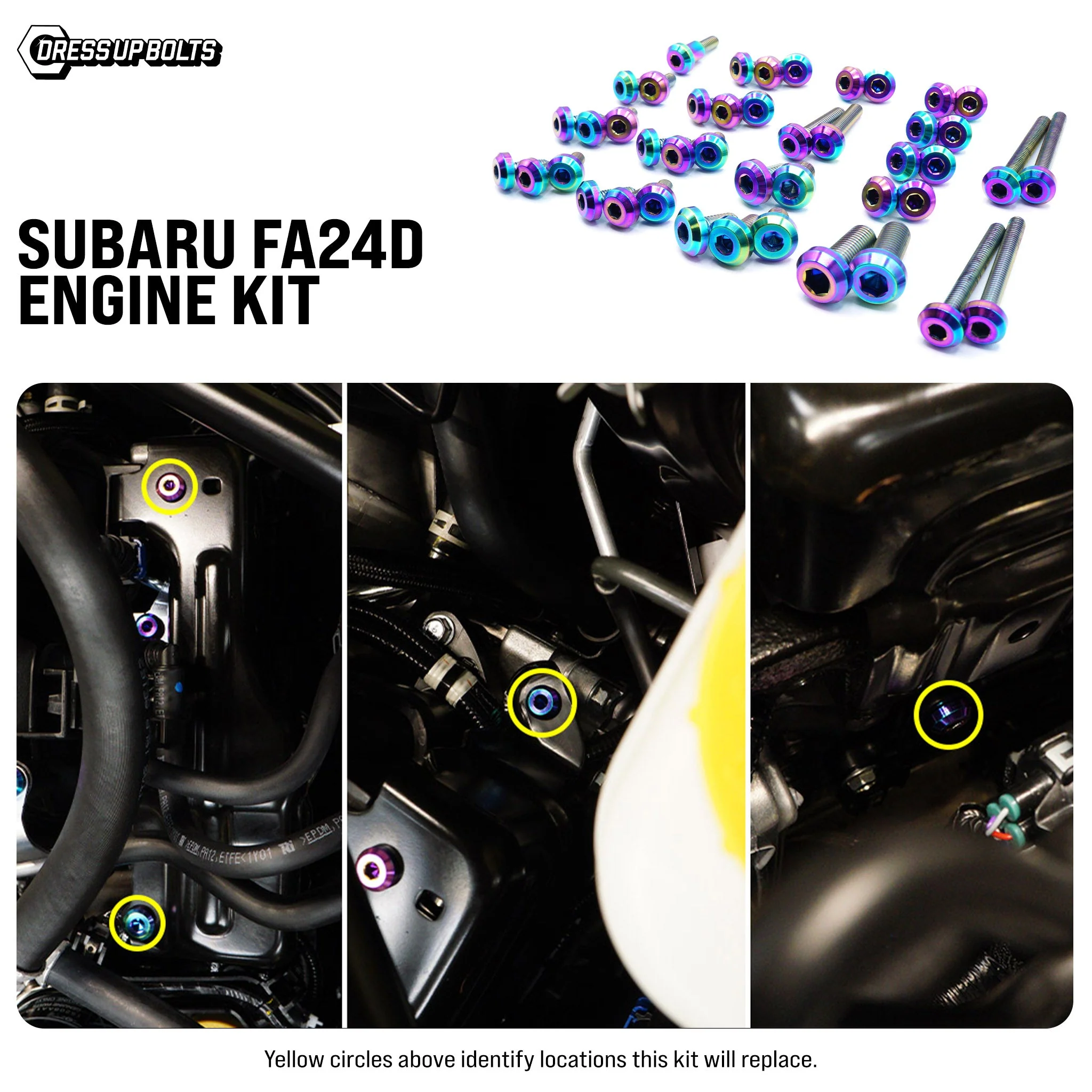 Titanium Hardware Engine Kit - Subaru FA24D Engine - Image 8