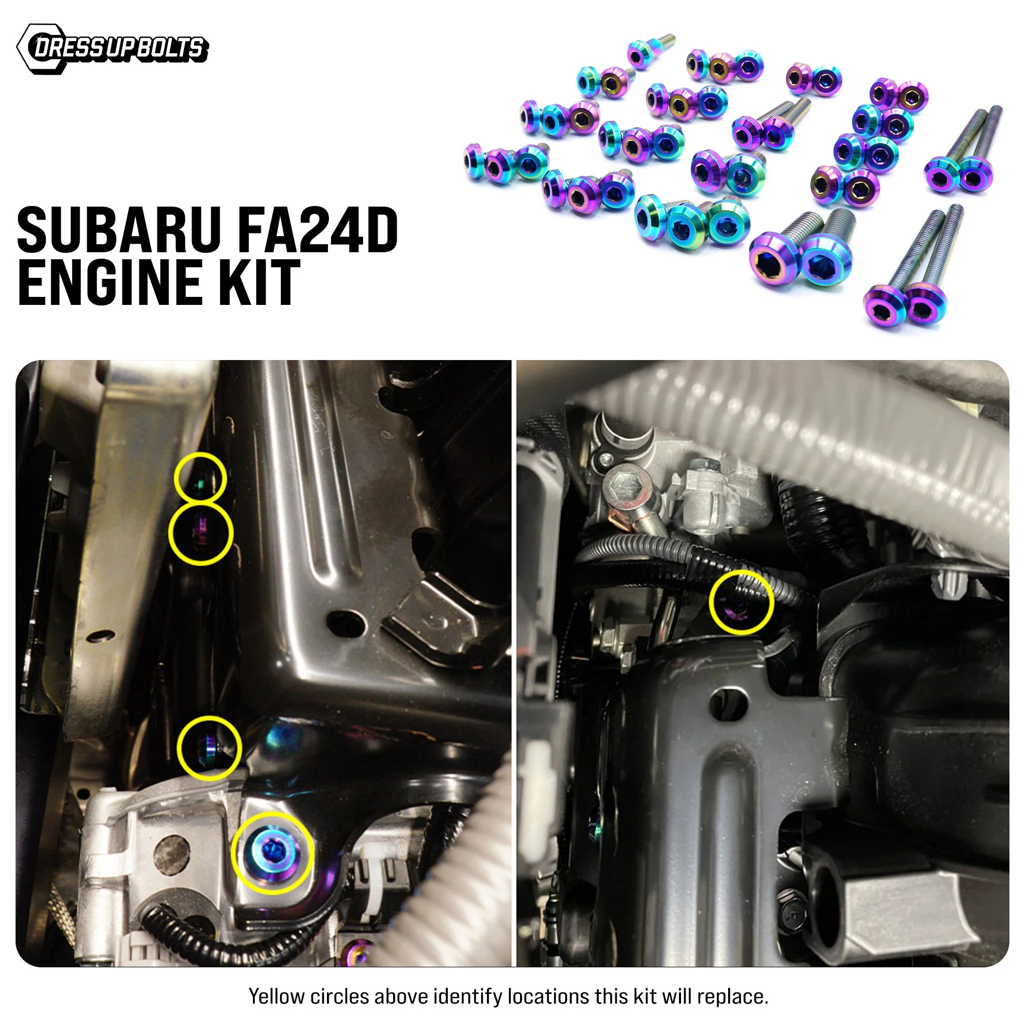 Titanium Hardware Engine Kit - Subaru FA24D Engine - Image 9