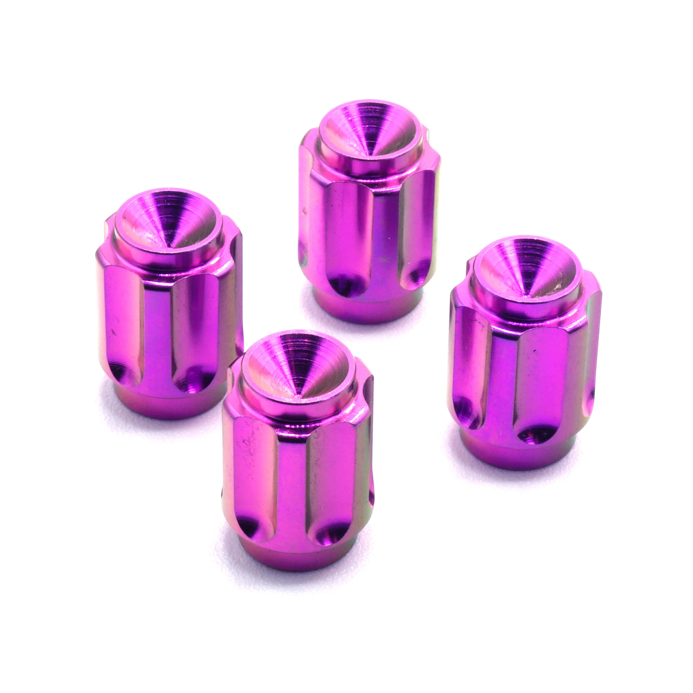 Fast Turn Fittings Dress Up Bolts Gear Titanium Valve Stem Caps - Set of 4 - Image 11