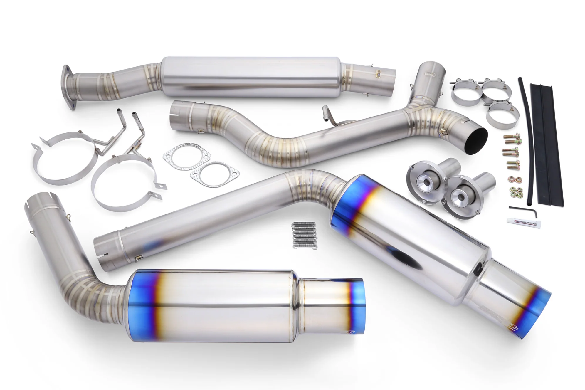 TOMEi Full Titanium Muffler Expreme Ti Type-D Dual Exit Catback Exhaust - 2022+ Subaru WRX
