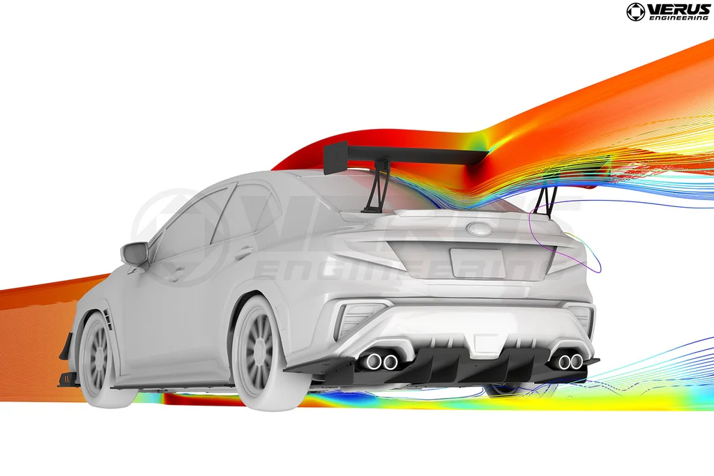 Verus Engineering VB Bottm Mount UCW Rear Wing Kit - 2022+ Subaru WRX - Image 5