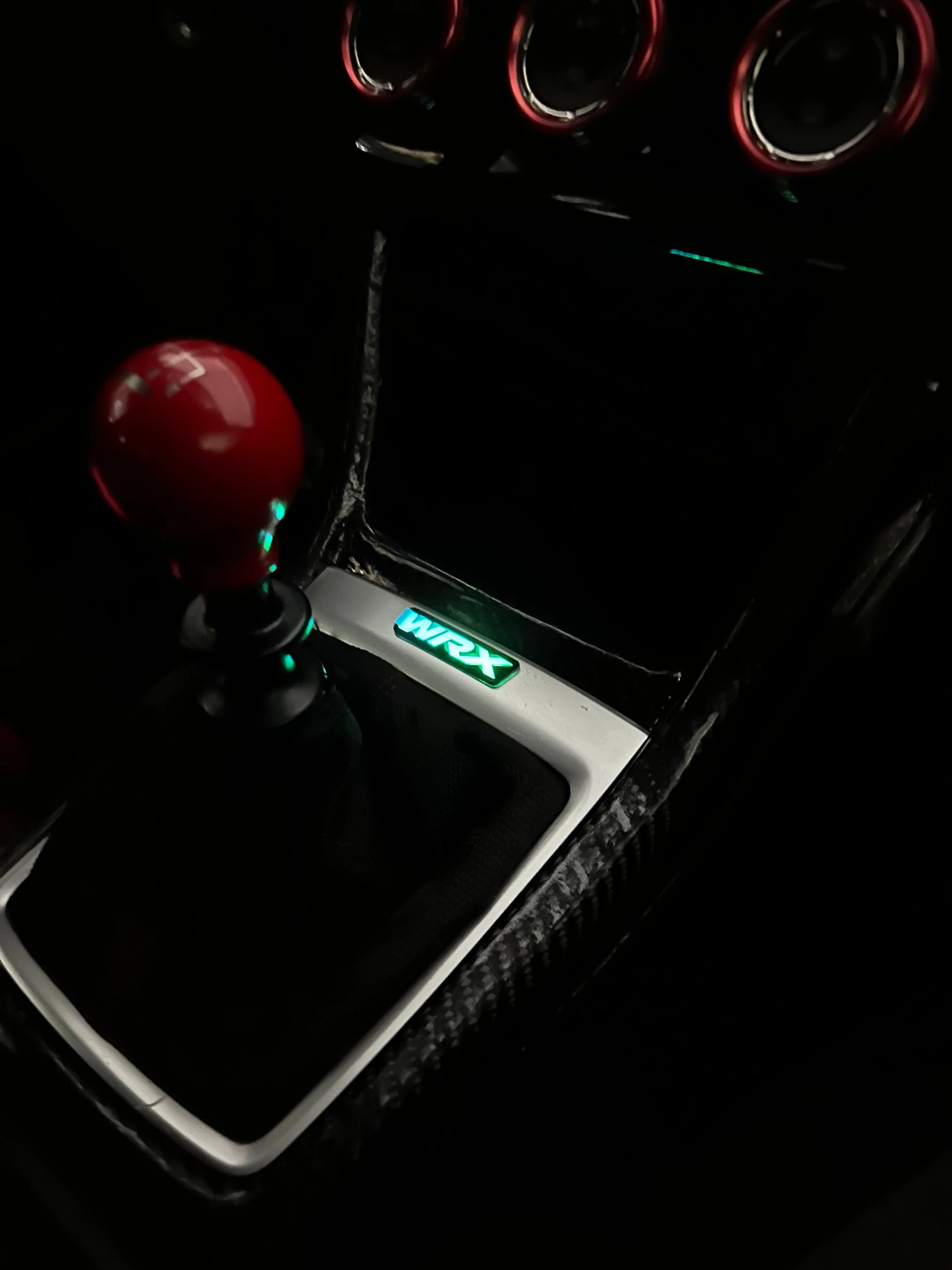 Lit Logos WRX Shifter Trim Badge | 2015-2021 WRX - Image 3