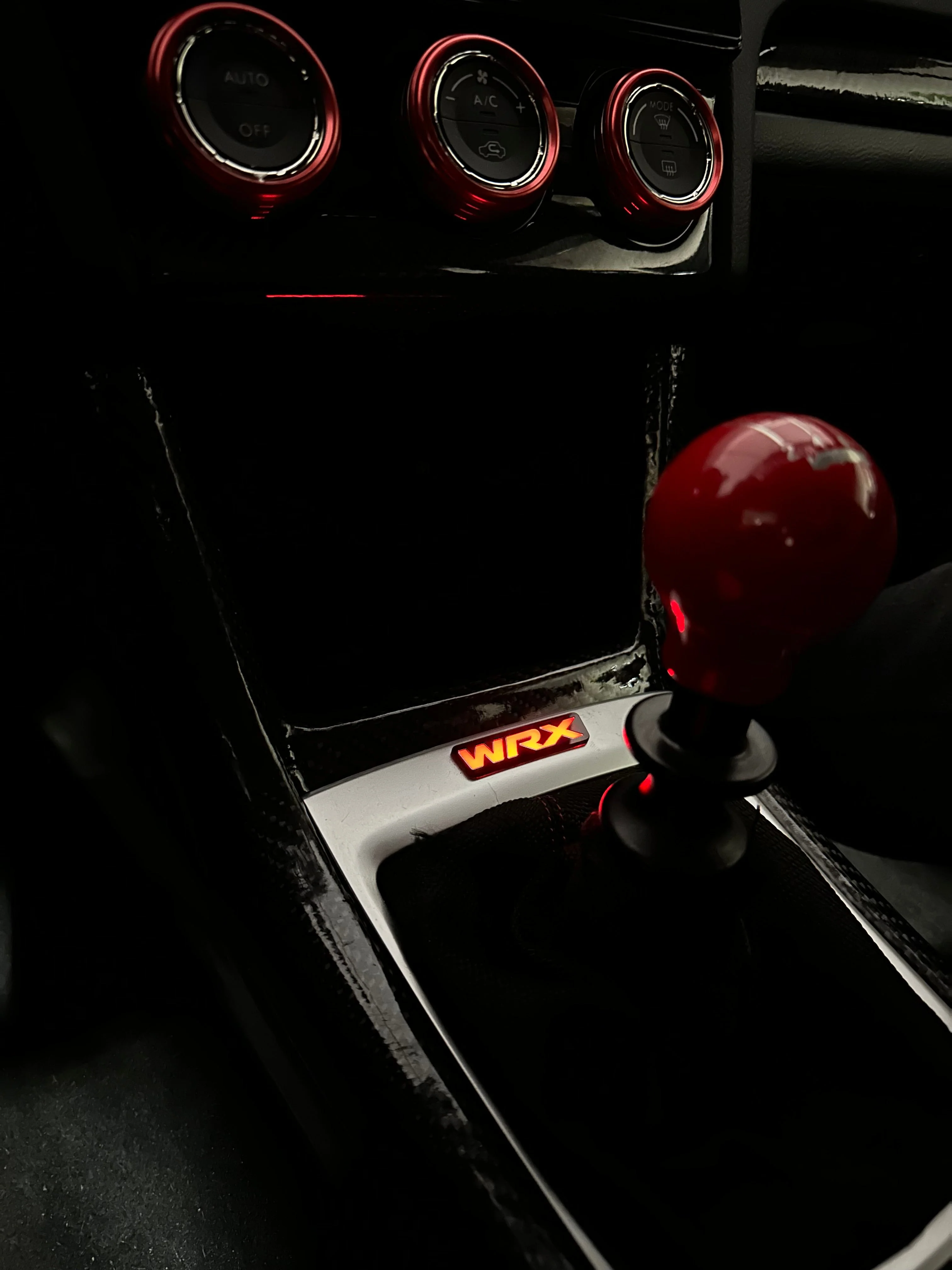 Lit Logos WRX Shifter Trim Badge | 2015-2021 WRX - Image 4