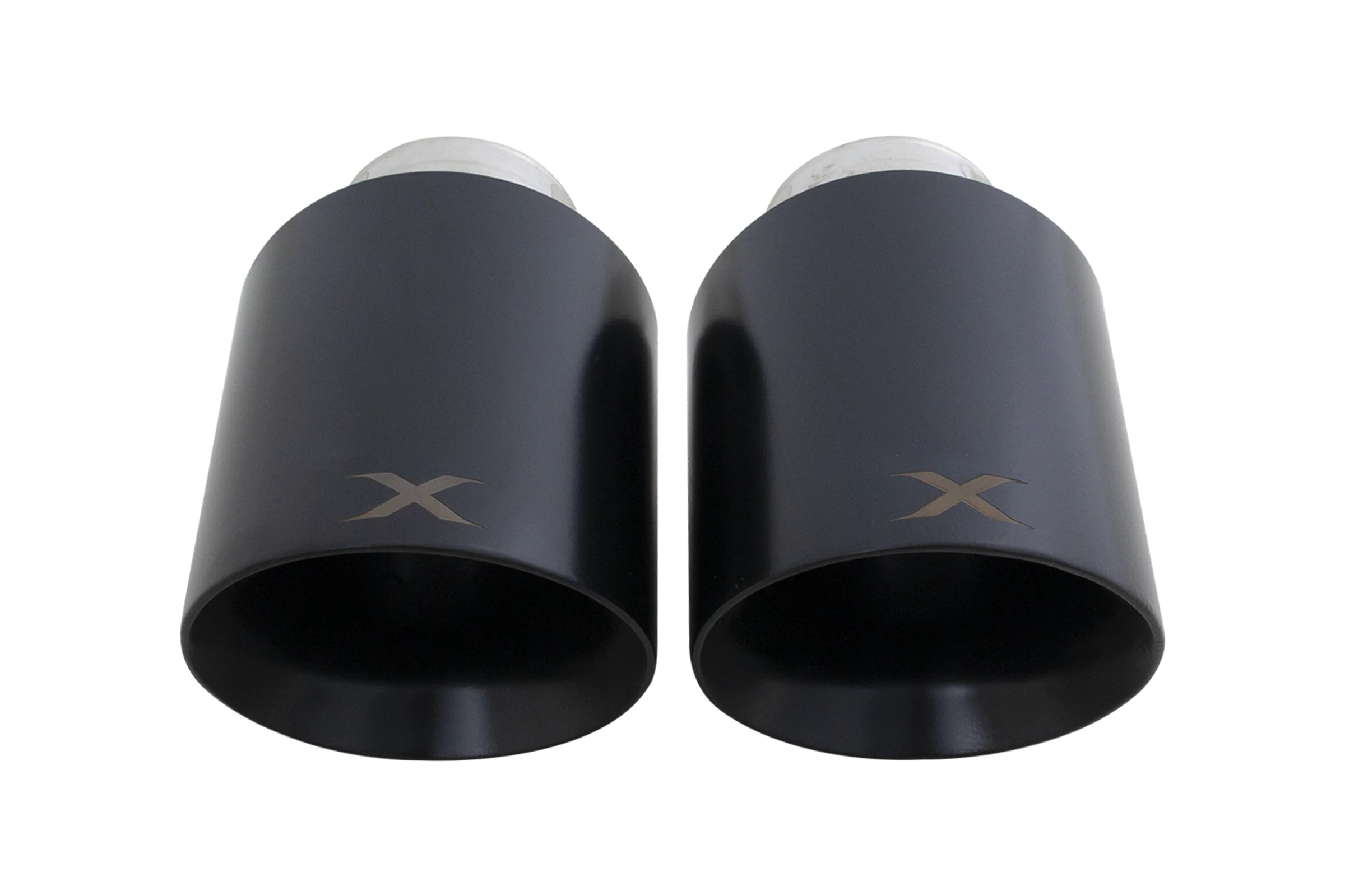 Xforce 4.5"in FR-S / BRZ / GR86 Exhaust Matte Black Tip Kit - Image 2