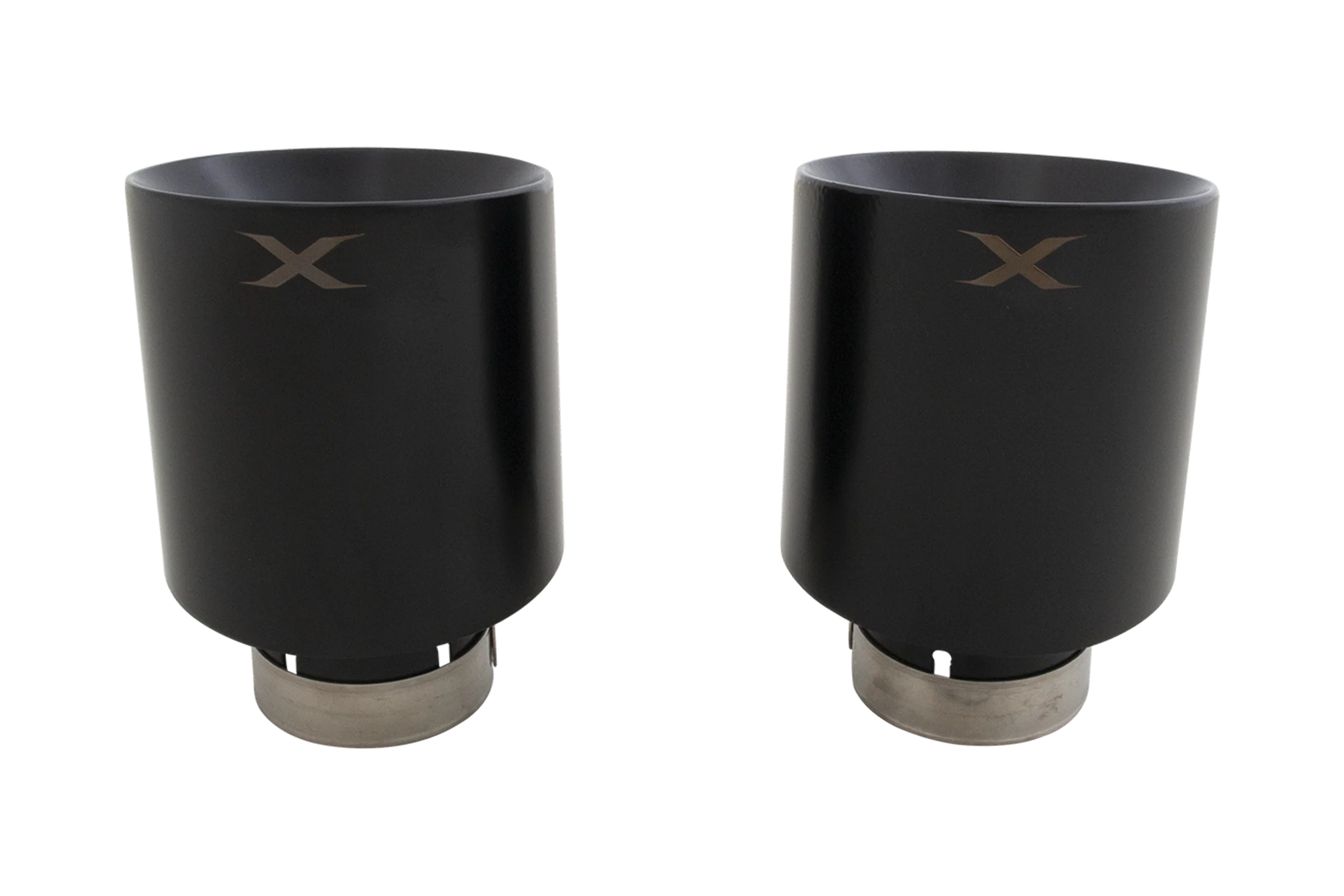 Xforce 4.5"in FR-S / BRZ / GR86 Exhaust Matte Black Tip Kit - Image 4